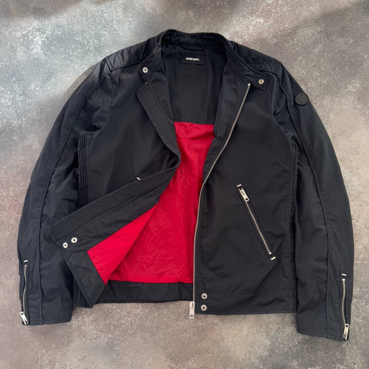 Diesel Diesel Zip Details Biker Bomber Jacket Size US L / EU 52-54 / 3 - 4 Thumbnail