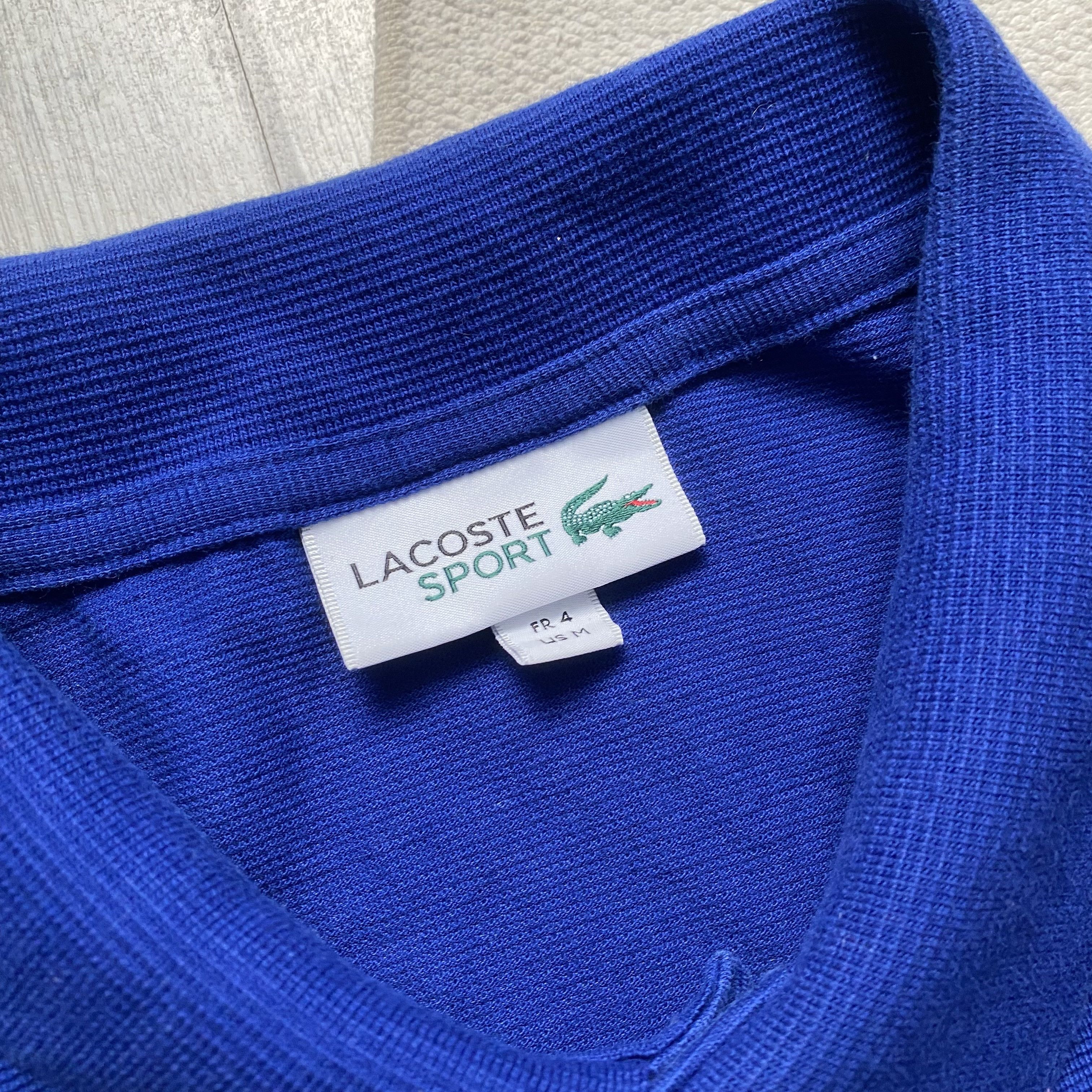 Lacoste 🐊Luxury Lacoste Polo blue Mens M t-shirt Size US M / EU 48-50 / 2 - 5 Thumbnail