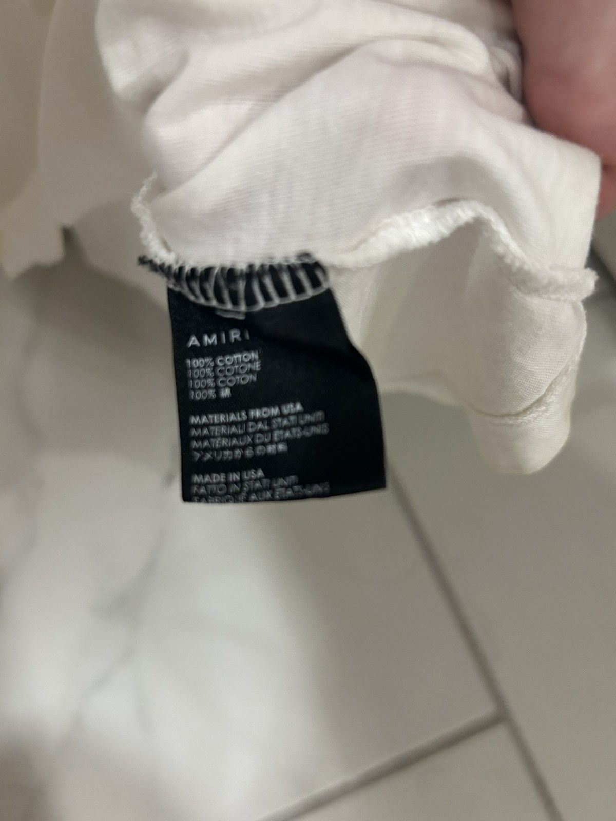 Amiri Amiri Bone T Shirt Size US M / EU 48-50 / 2 - 4 Thumbnail