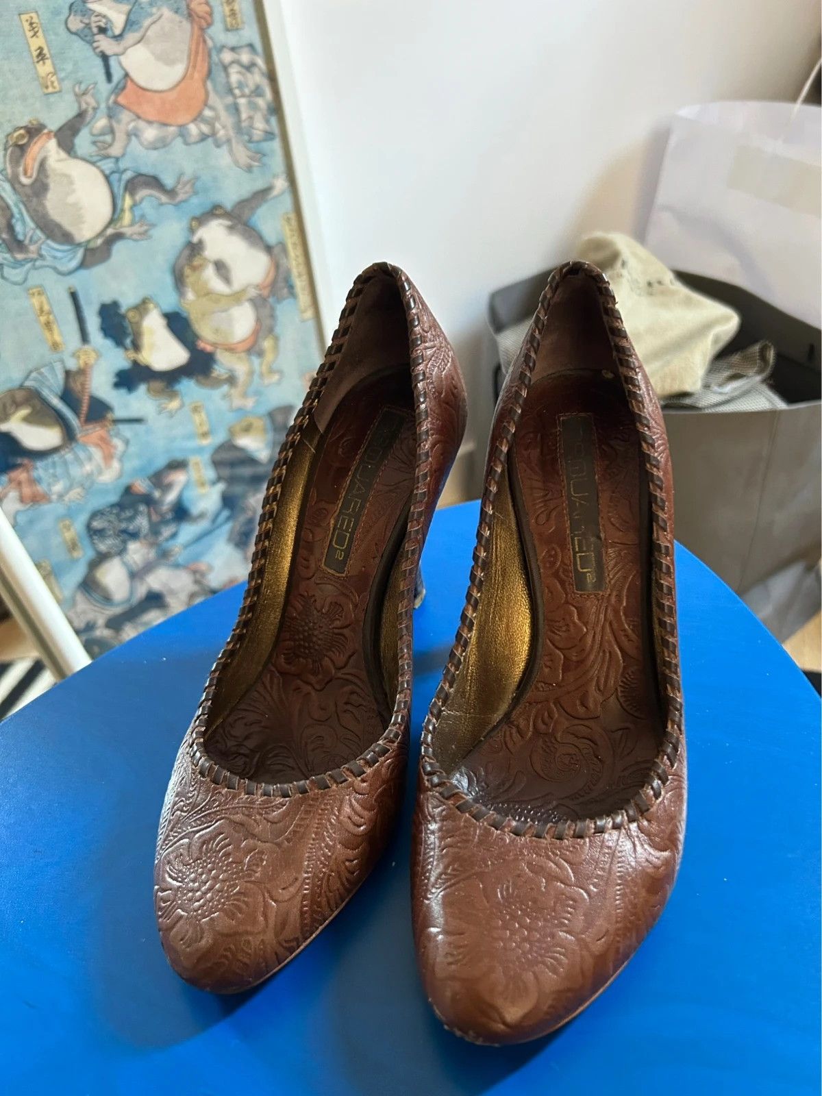 Dsquared2 Dsquared2 Brown Leather Heels Size US 6 / IT 36 - 4 Thumbnail