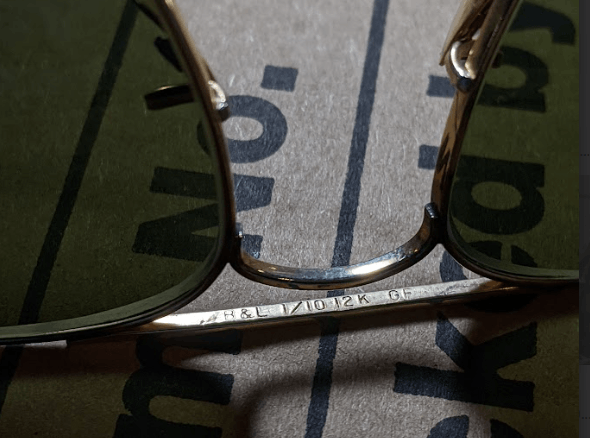RayBan Vintage B&L Ray Ban Bausch & Lomb 1/10 Green Aviator Marble Size ONE SIZE - 2 Thumbnail