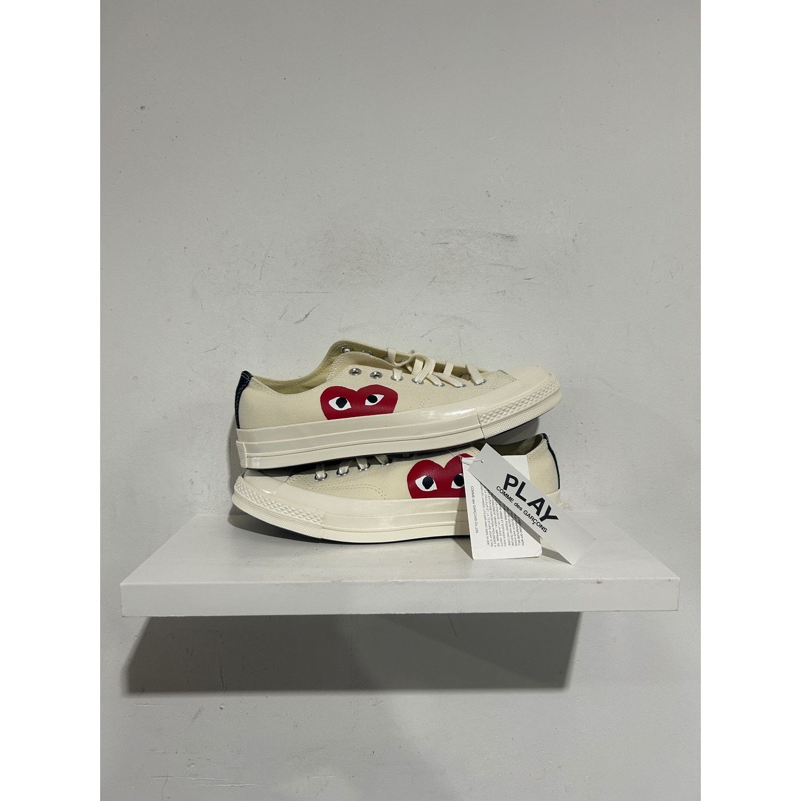 Converse CONVERSE 70 OX 'CDG PLAY WHITE' SIZE 9 NEW Size US 9 / EU 42 - 1 Thumbnail