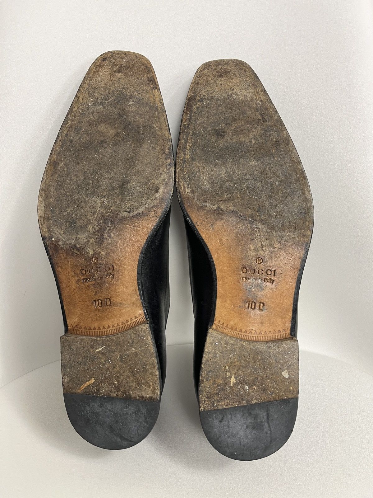 Gucci × Vintage Gucci Leather Oxford Dress Lace-Up Shoes Cap Toe Derby US 10 Size US 10 / EU 43 - 18 Thumbnail