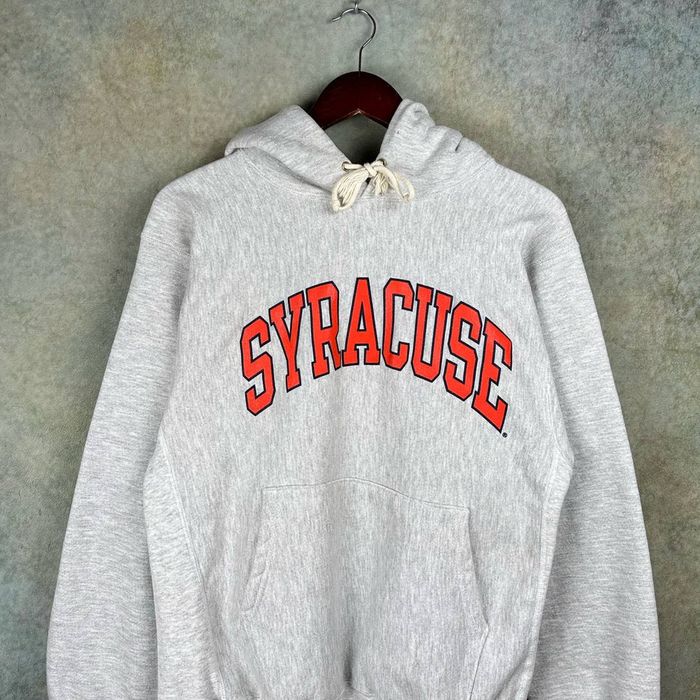 Vintage Vintage 90s Syracuse Champion Reverse Weave Hoodie L | Grailed