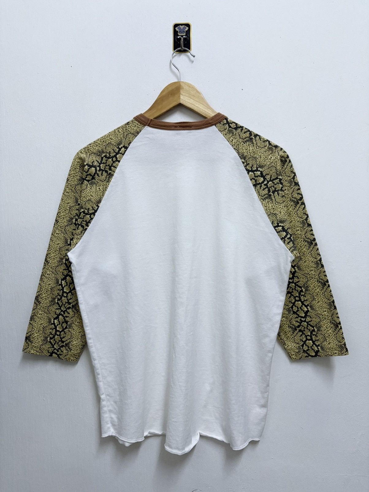 Hysteric Glamour 2000's Japanese Brands / HG - Snake Skin 3Q Sleeve T-Shirt Size US M / EU 48-50 / 2 - 2 Thumbnail