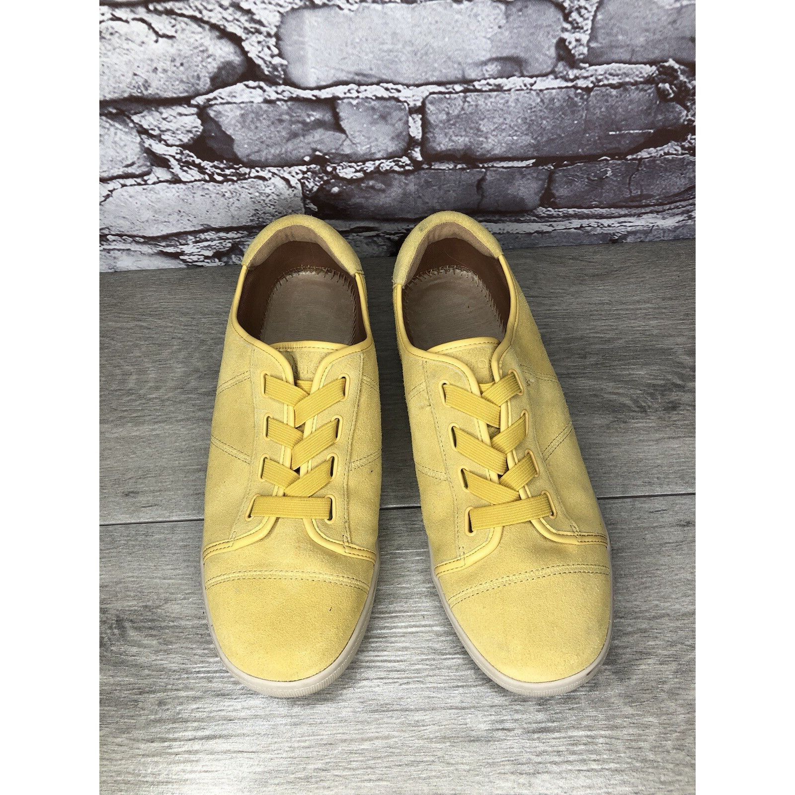 Other Vionic Jean Yellow Suede Casual Comfort Lace Sneakers Shoes Size US 9.5 / IT 39.5 - 17 Thumbnail