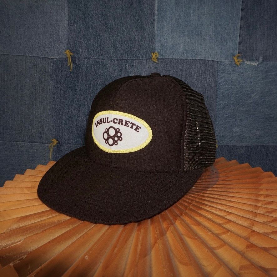 Vintage OSFA - Vintage Y2K insul-Crete trucker 1990s essential hat Size ONE SIZE - 2 Thumbnail