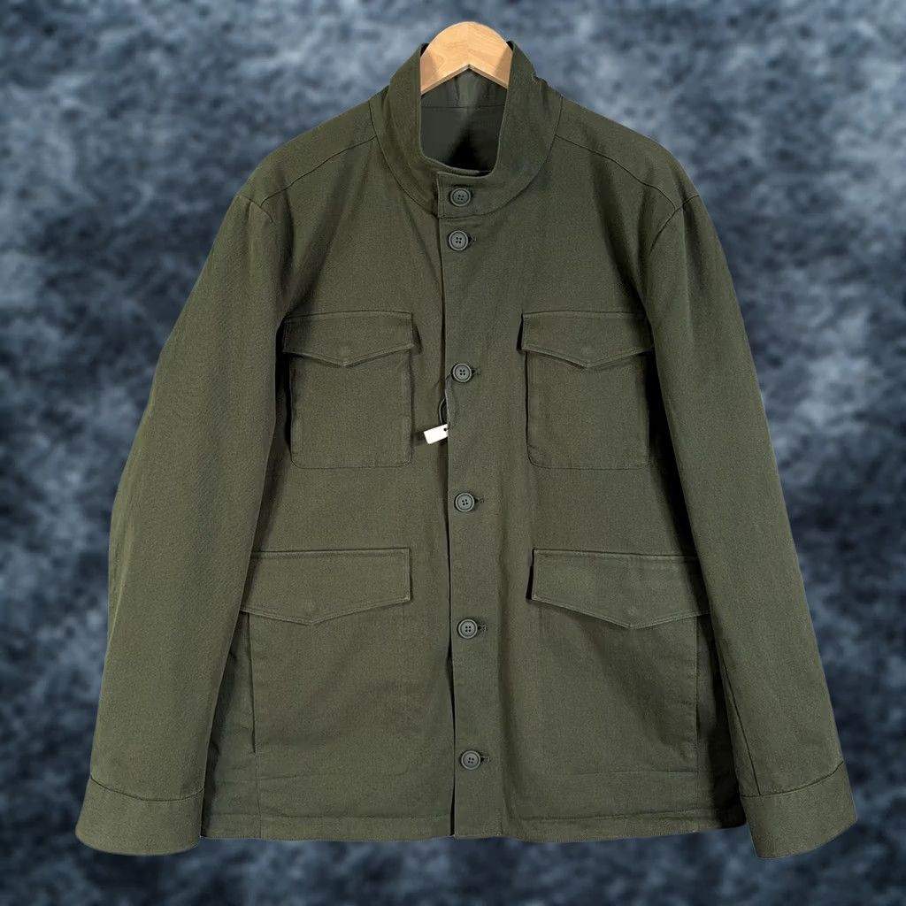 Peter Millar Peter Millar Stowe Reversible Safari Jacket Mens Large Olive Cotton wool Blend Size US L / EU 52-54 / 3 - 1 Thumbnail