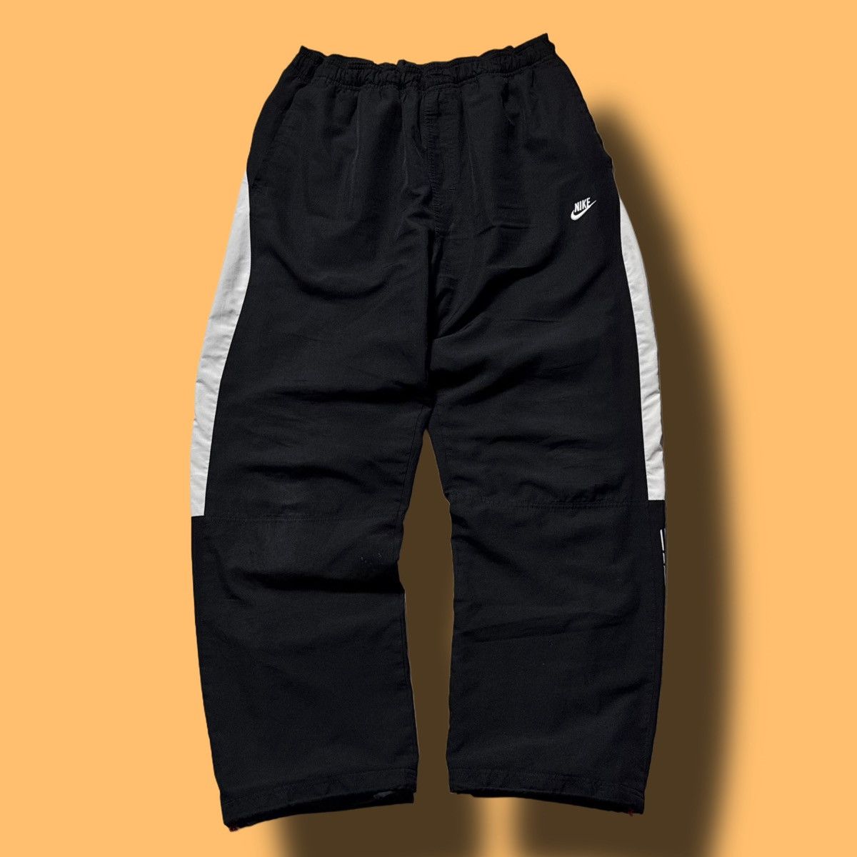 Nike × Vintage 00s Nike Vintage Nylon Airmax Baggy Drill Pants Joggers Y2K Size US 32 / EU 48 - 2 Thumbnail