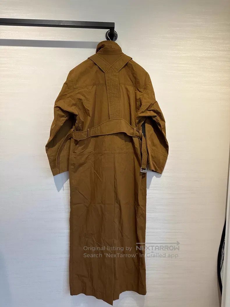 Hermes Hermes 26 Spring/Summer Caramel Color Trench Coat Size XXS / US 00 / IT 34 - 5 Thumbnail