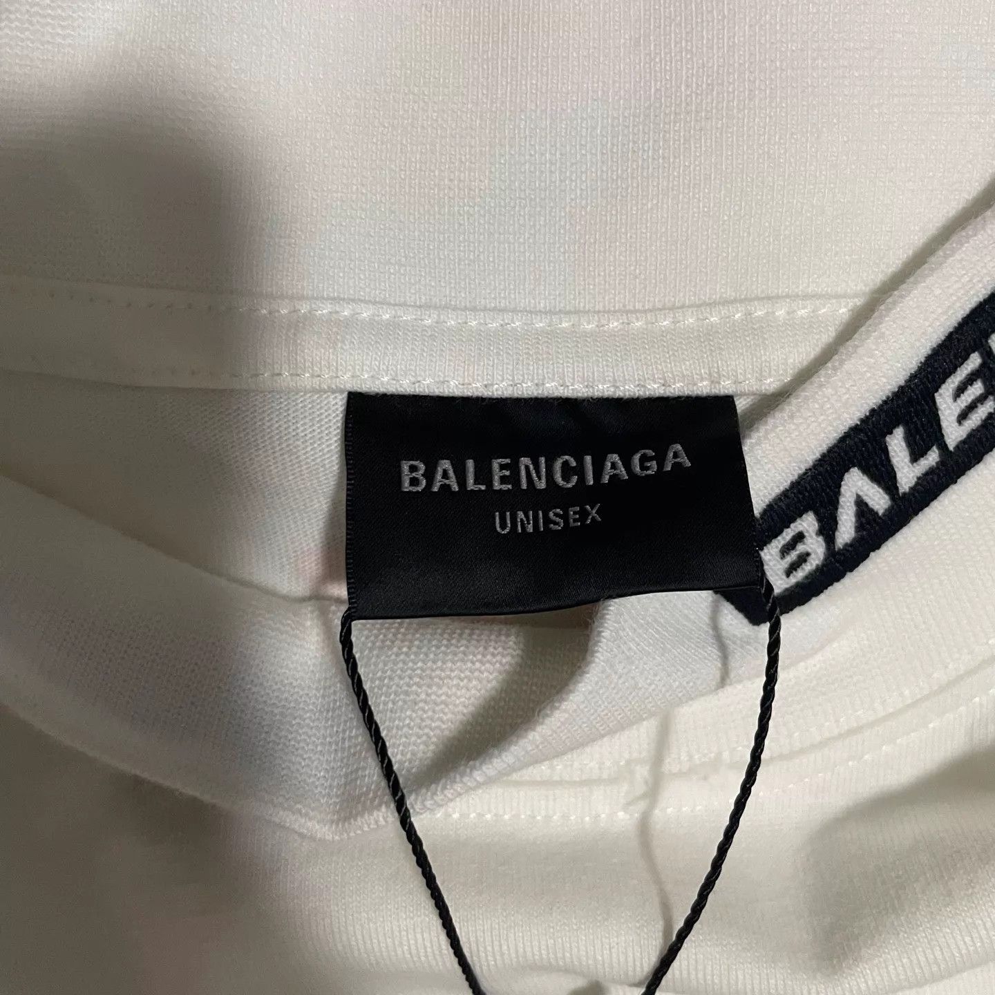 Balenciaga Balenciaga Top League White Racing Logo SS Tee Size US S / EU 44-46 / 1 - 3 Thumbnail