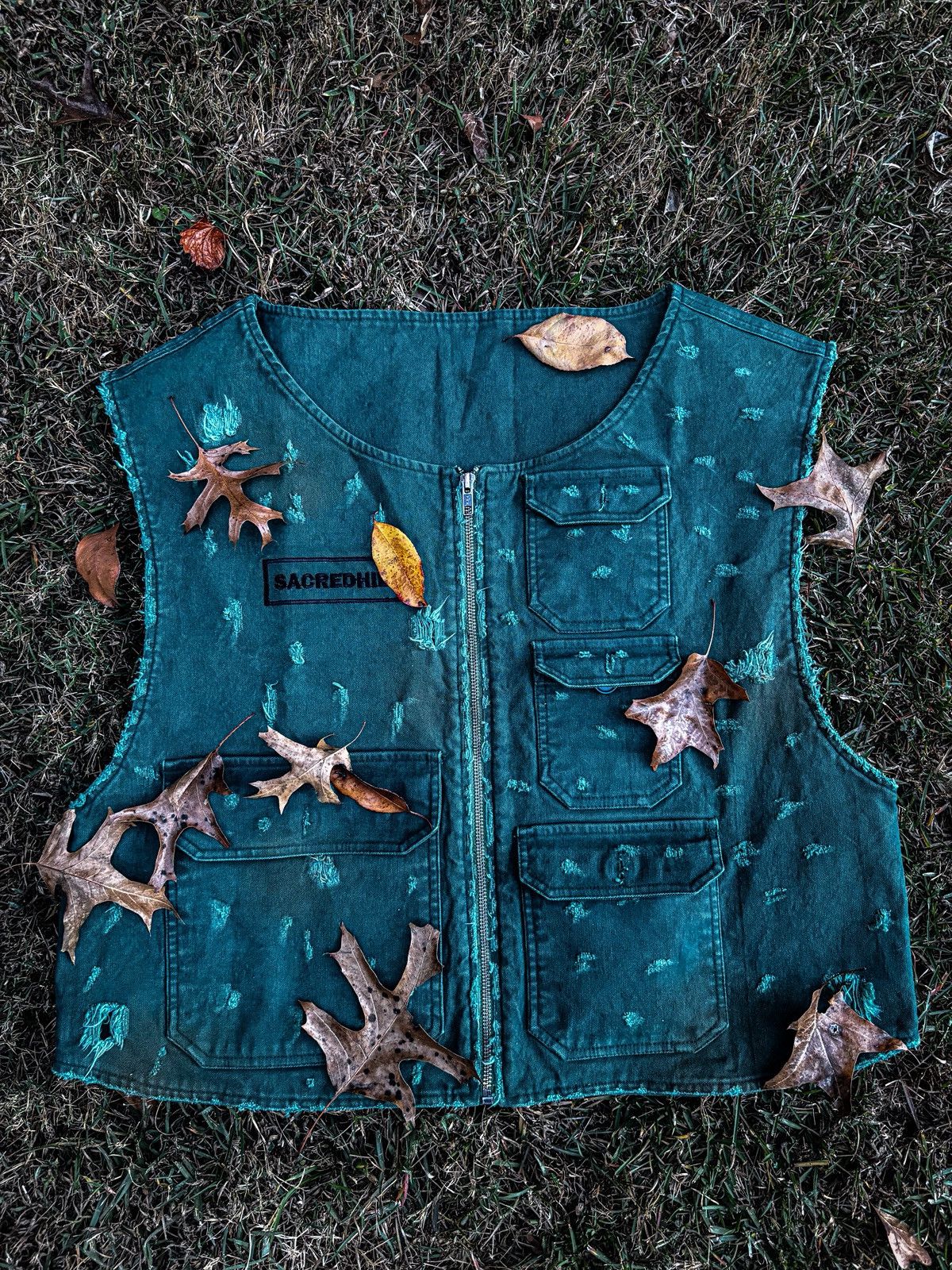 Other Sacredhills “Vestment” Distressed Cargo Vest Size US L / EU 52-54 / 3 - 1 Preview