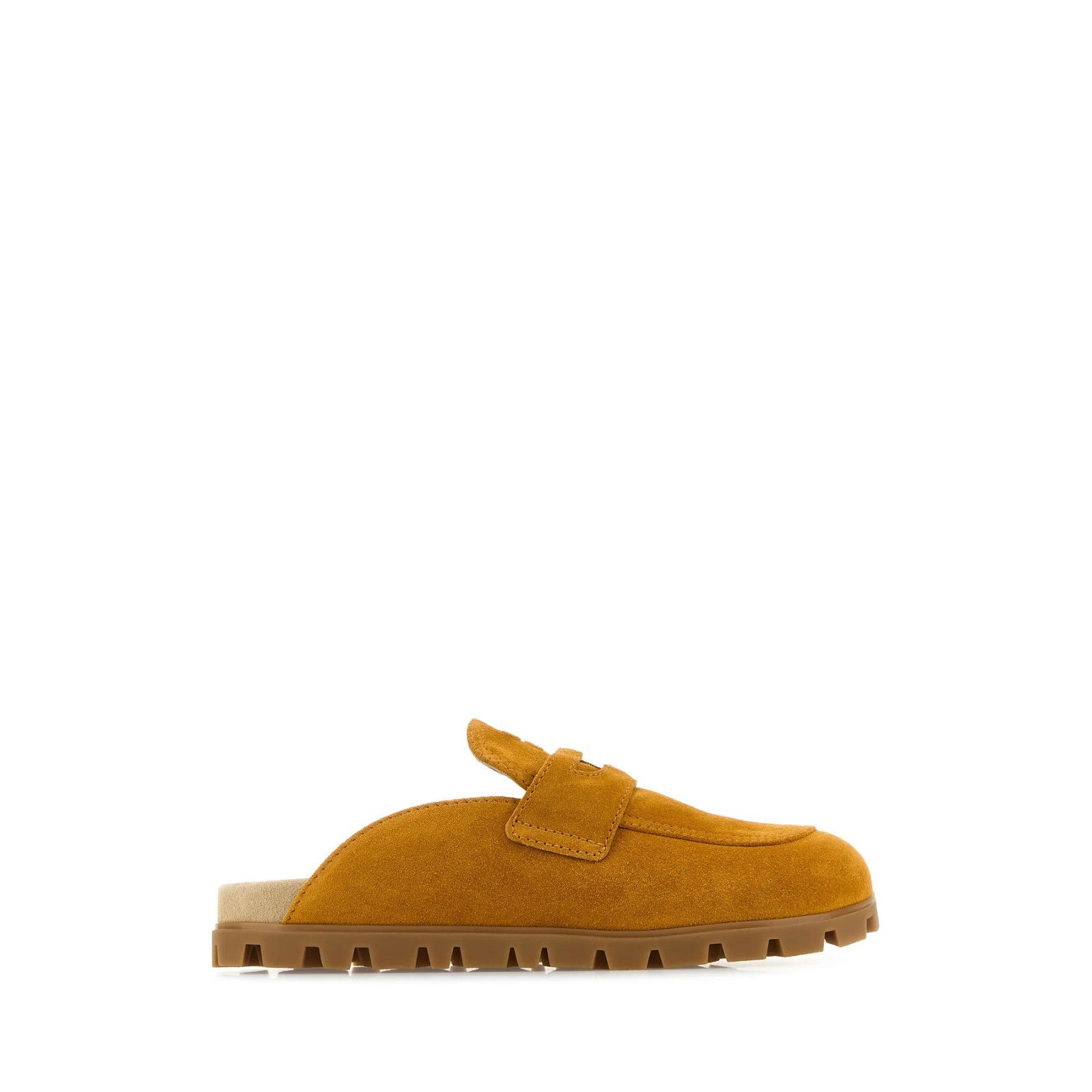 MIU MIU Whiskey Suede Mules New