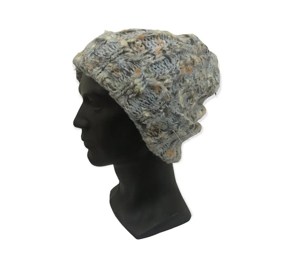 Japanese Brand × Kapital × Vintage Japanese Brand Knit Design Beanie Hat Size ONE SIZE - 1 Thumbnail