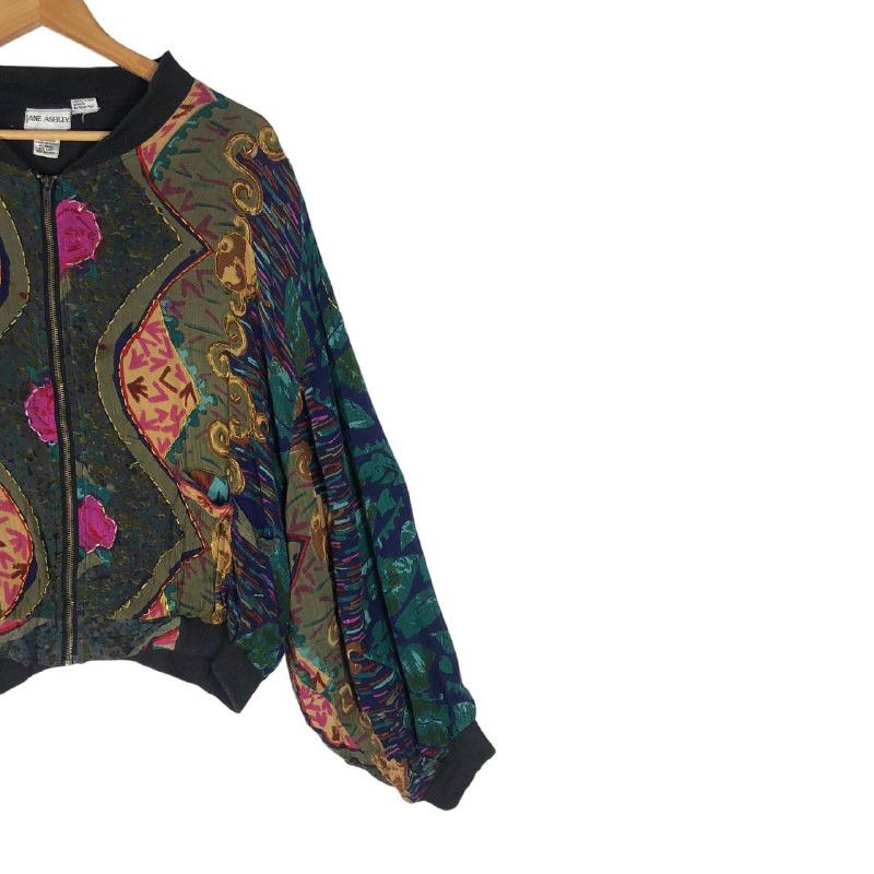Japanese Brand × Vintage Vintage Jane Ashley Women Zipper Jacket Size L / US 10 / IT 46 - 4 Thumbnail