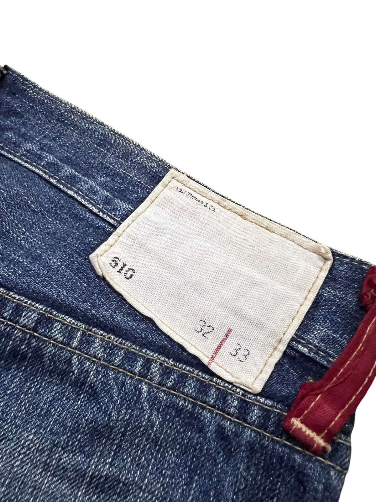 Levi's 💥Baggy💥Vintage Levi’s 510 Redlook Distressed Mud Wash Jean Size US 31 - 20 Thumbnail