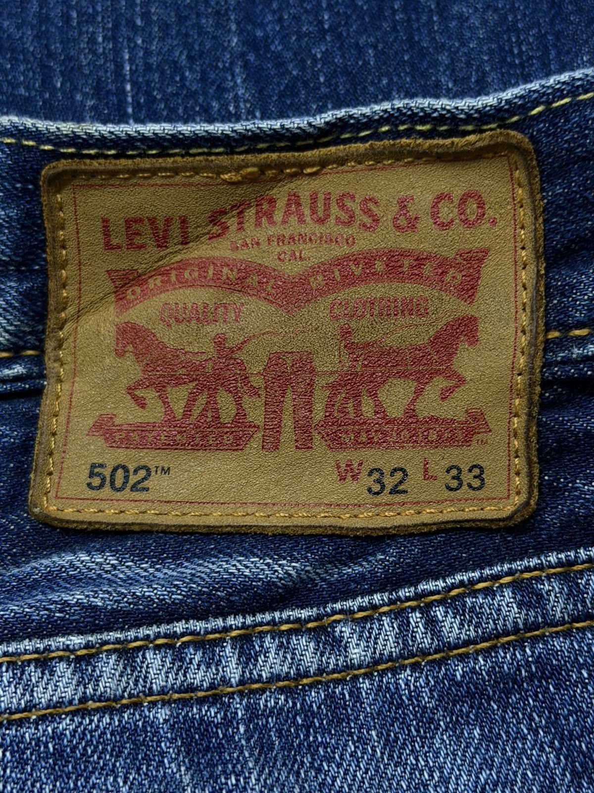 Levi's Vintage Levi’s 502 Denim Jeans | Slim Regular Straight | W33 Size US 33 - 16 Thumbnail