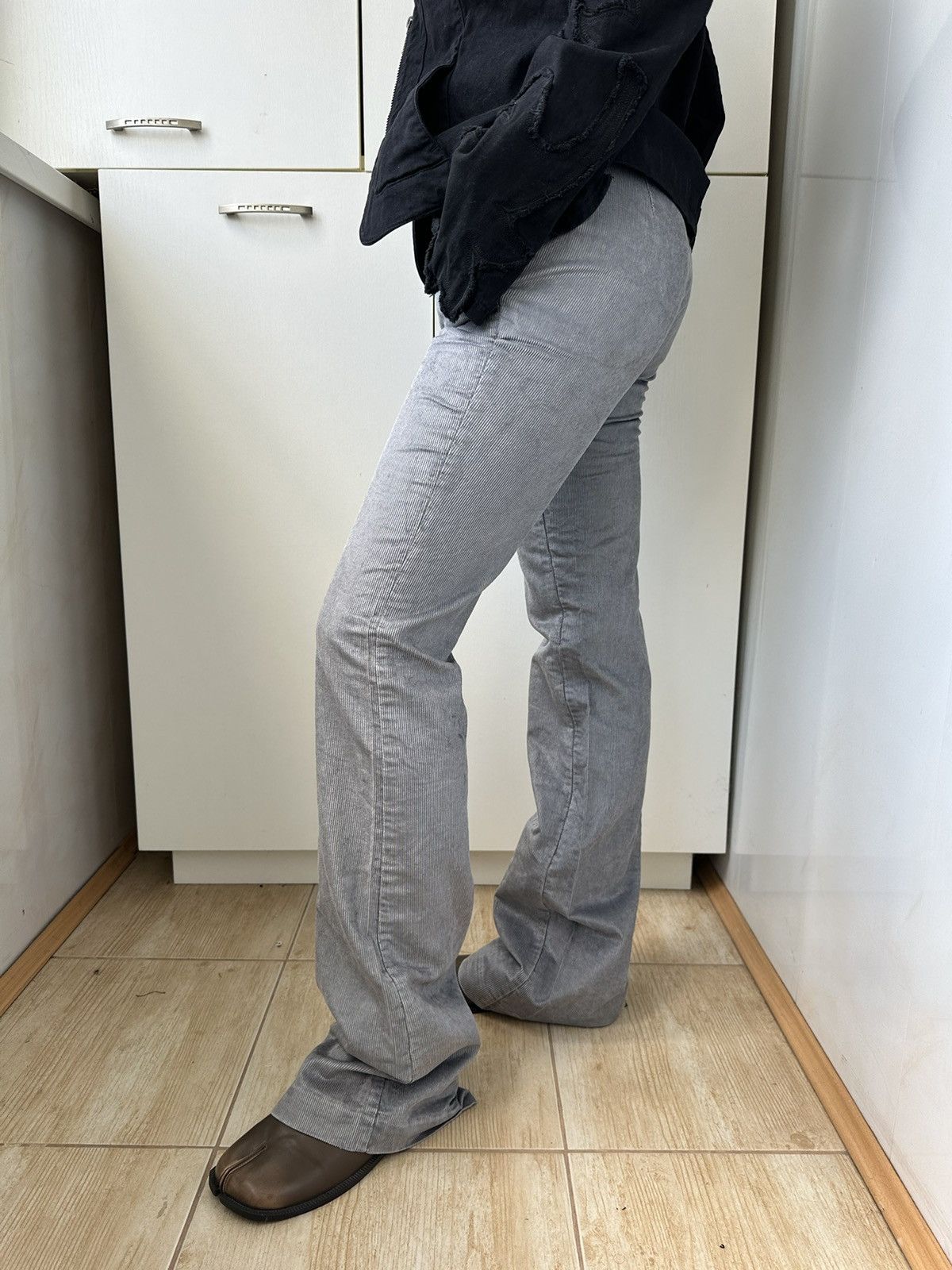 Alexander McQueen AW2002 Alexander Mcqueen Metallic Bootcut Podium Pants Size 27" / US 4 / IT 40 - 3 Thumbnail