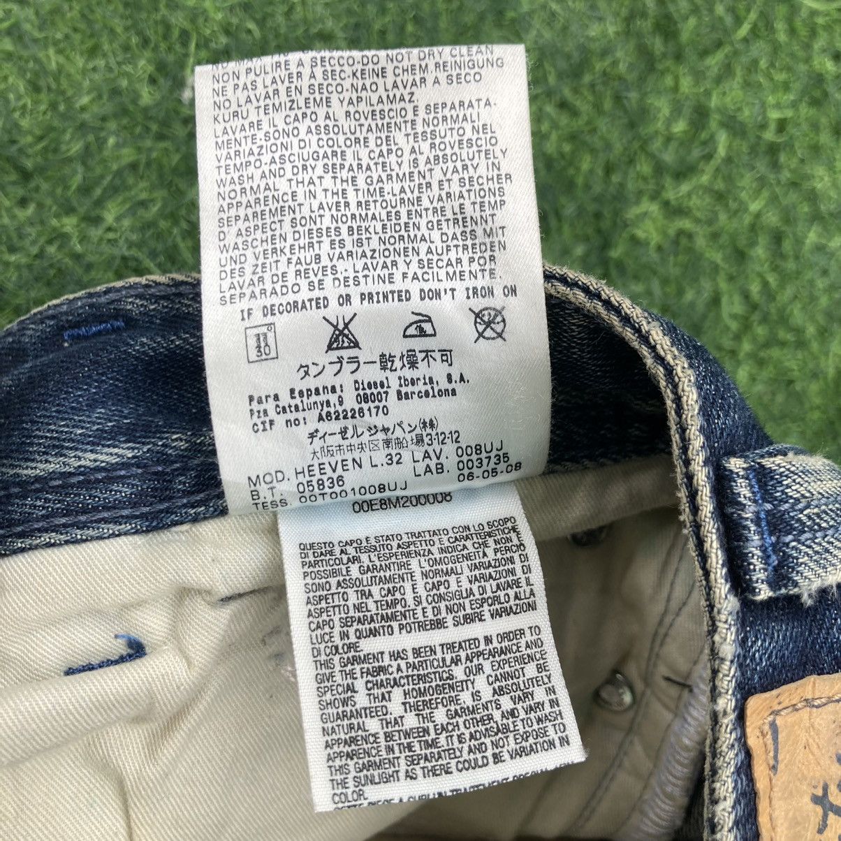 Diesel DIRTY THIRTY DIESEL HEAVEN DISTRESSED STYLE JEANS Size US 30 / EU 46 - 13 Thumbnail