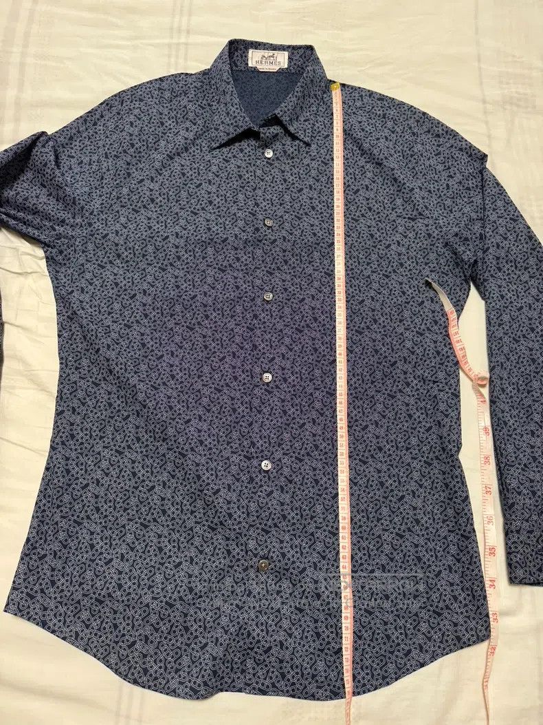Hermes Hermes size 39 Shirt with classic pattern and high-end colo Size US M / EU 48-50 / 2 - 5 Thumbnail