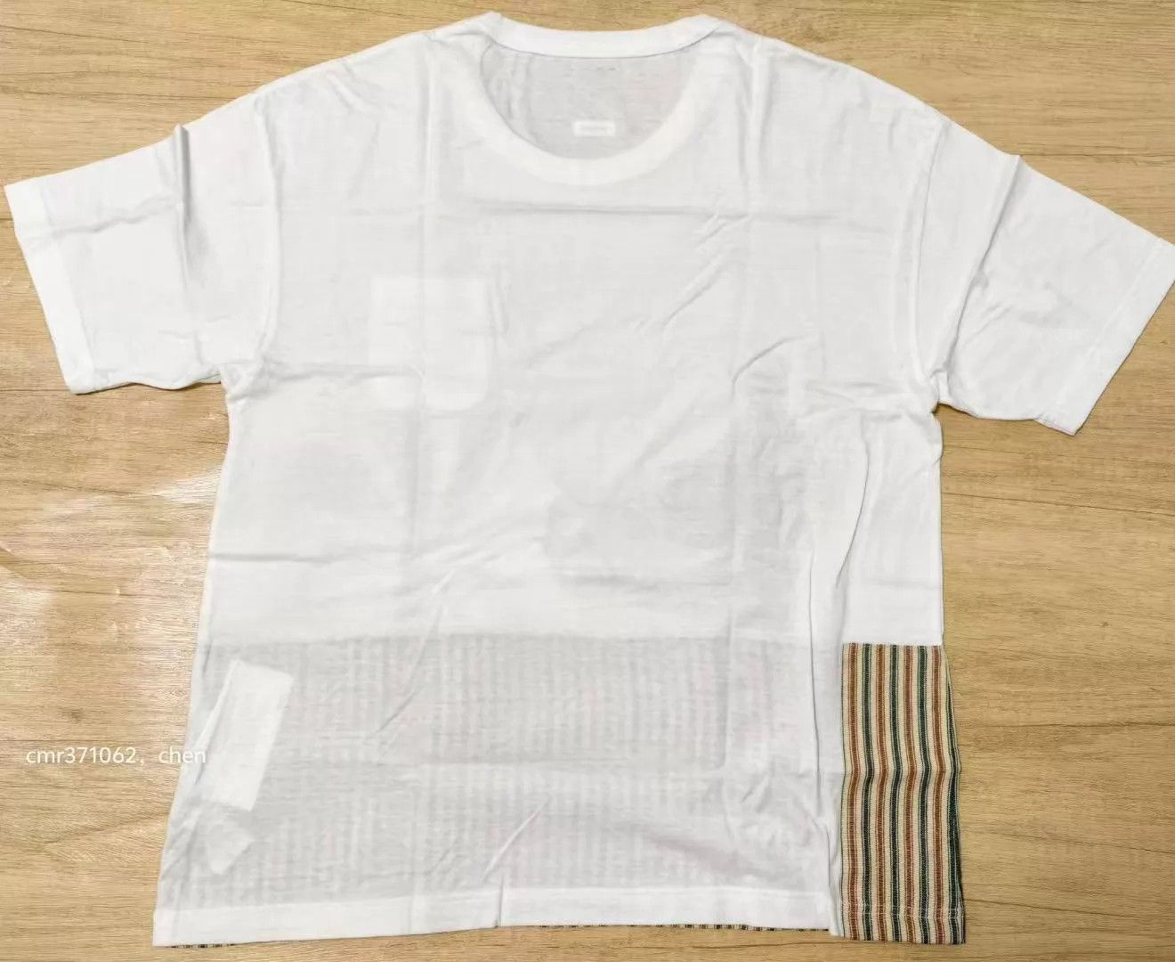 Visvim VISVIM 20SS JUMBO TEE COLLAGE Ivory/Navy Stripe 3 Size US L / EU 52-54 / 3 - 8 Thumbnail