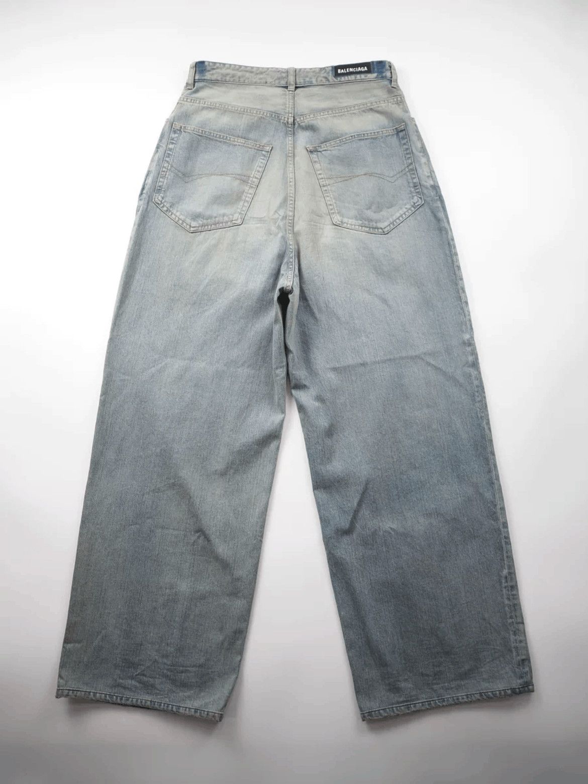 Balenciaga Sz 50 Balenciaga 23AW Low Crotch Denim Size US 34 / EU 50 - 2 Thumbnail