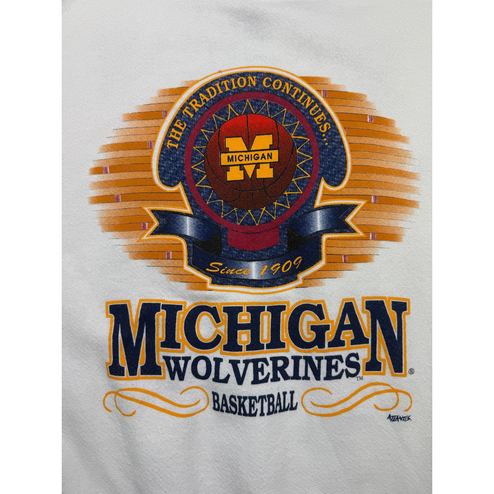 Vintage Vintage 1997 Michigan Wolverines Basketball NCAA Size XL Size US XL / EU 56 / 4 - 4 Thumbnail