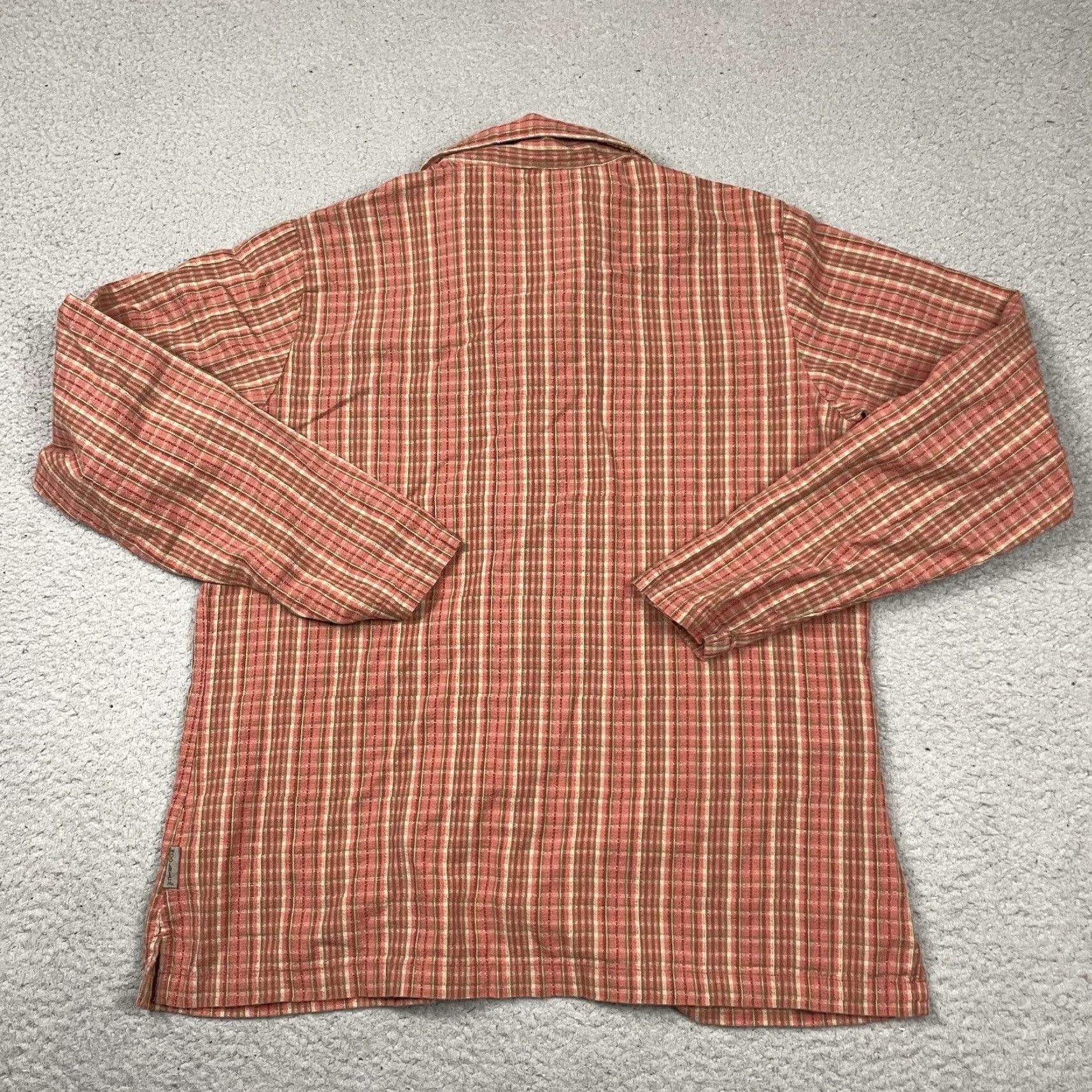 Vintage VINTAGE Woolrich Shirt Womens M Red Plaid Button-Down Long Sleeve Collared Casual Top Size M / US 6-8 / IT 42-44 - 6 Thumbnail