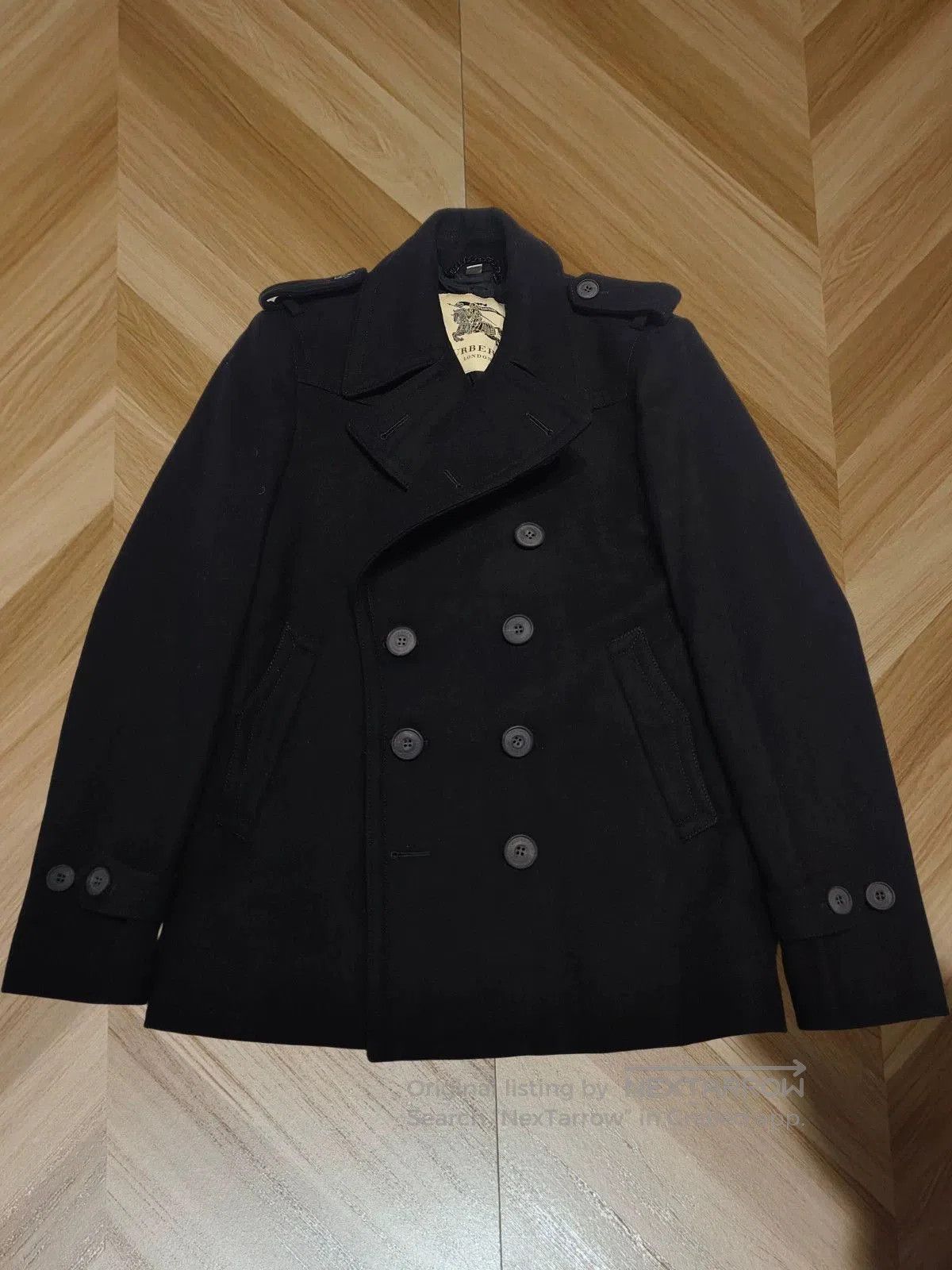 Burberry burberry black short wool coat size 48. Size US M / EU 48-50 / 2 - 1 Thumbnail