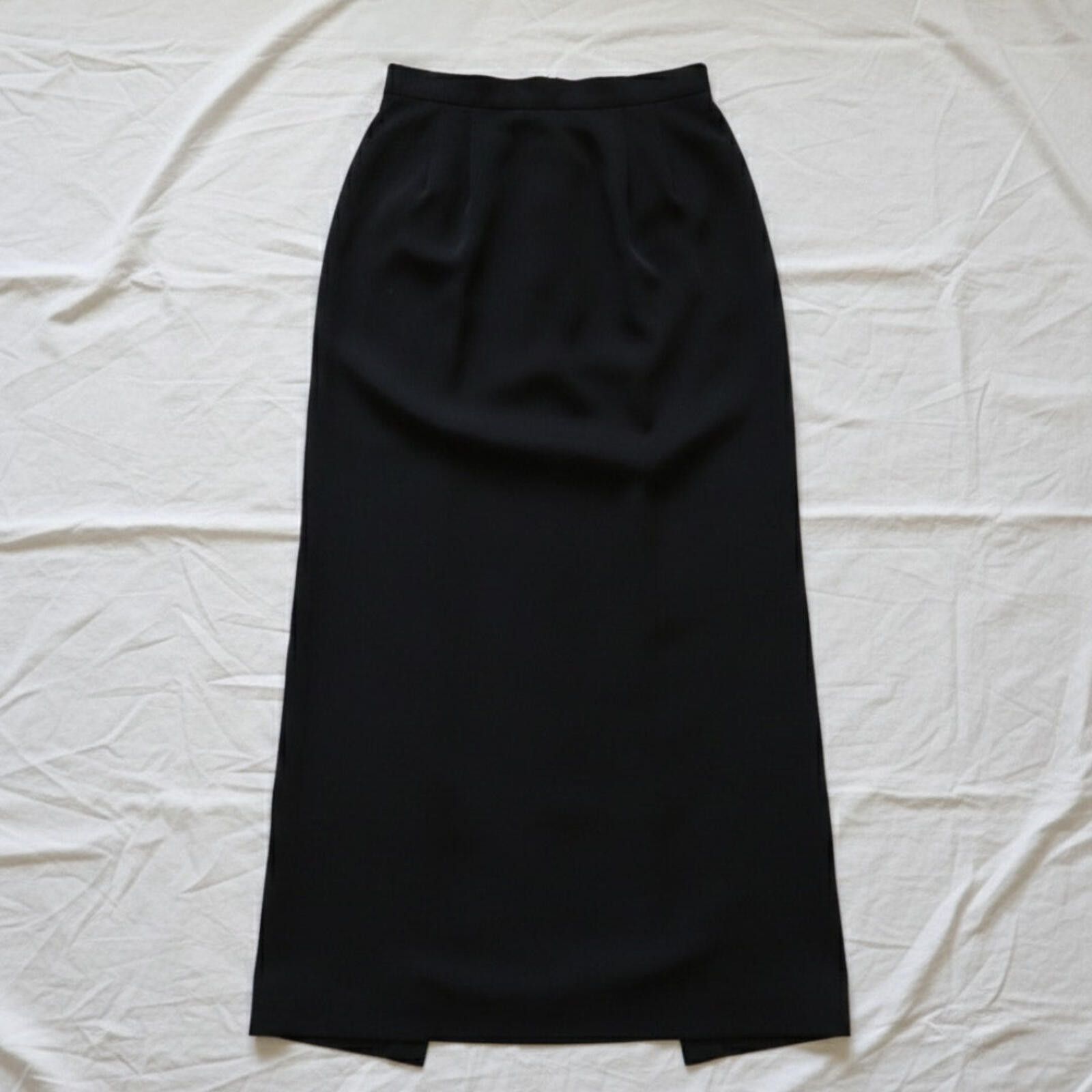 Other Alex Evenings Vintage Black Minimalist Maxi Skirt Womens M Size 32" / US 10 / IT 46 - 1 Thumbnail