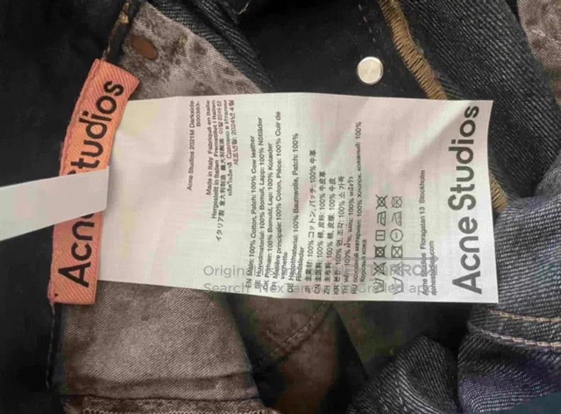 Acne Studios Acne Studios Black and blue distressed mud-dyed washed jea Size US 30 / EU 46 - 4 Thumbnail