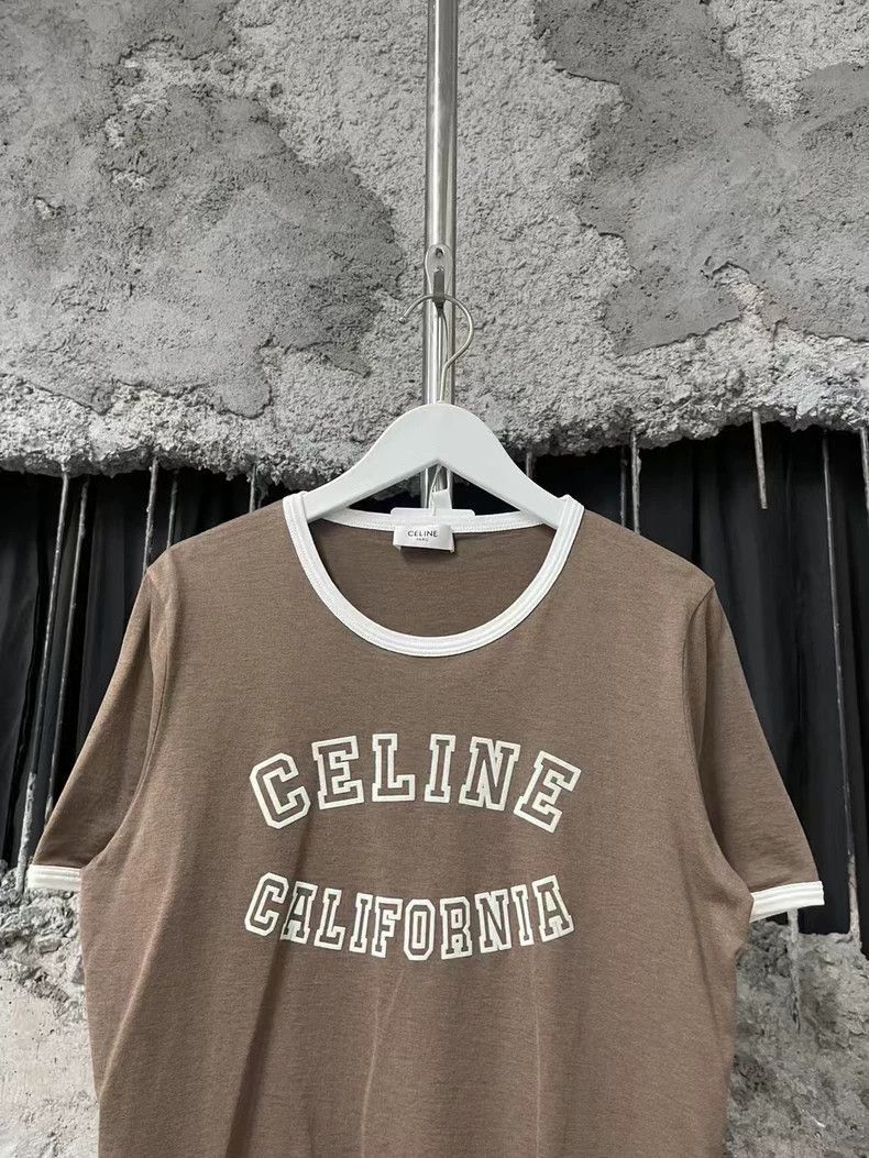 Celine Celine Short Sleeve TShirt in Brown Size US M / EU 48-50 / 2 - 3 Thumbnail