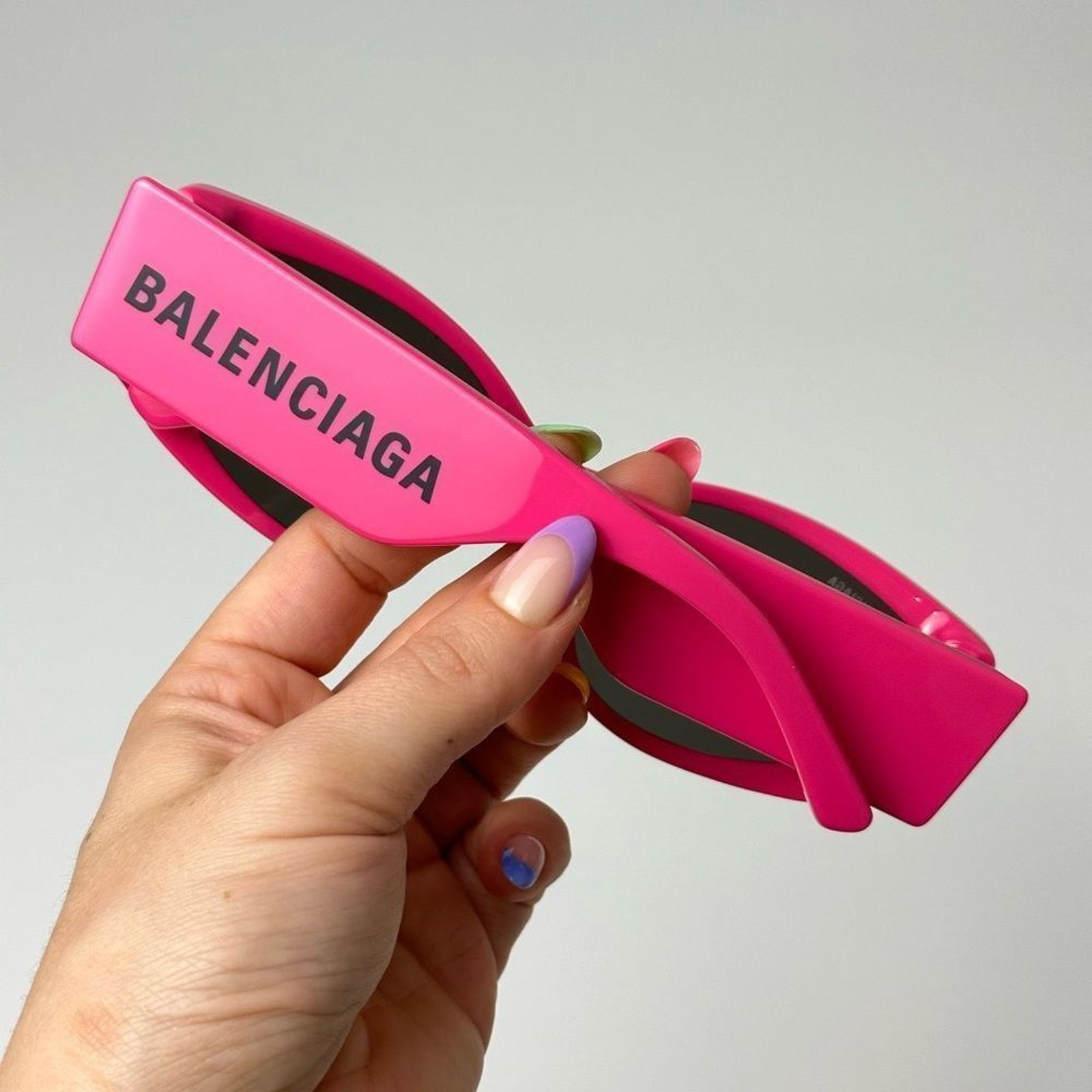 Balenciaga NEW BALENCIAGA BB0258S 004 Fuchsia Grey Women Sunglasses Size ONE SIZE - 8 Thumbnail