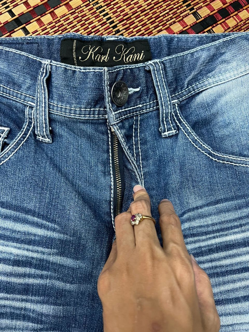 Karl Kani Karl Kani Denim Jeans Size US 33 - 7 Thumbnail