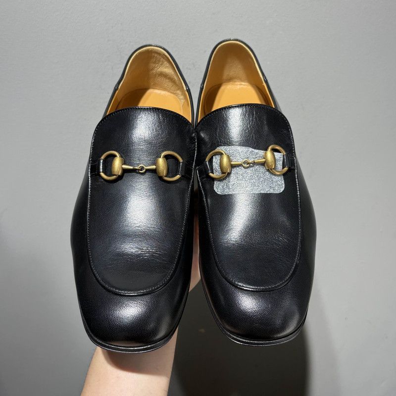 Gucci Gucci Jordaan Leather Slip-On Casual Shoes - Size US 7.5 / EU 40-41 - 2 Thumbnail