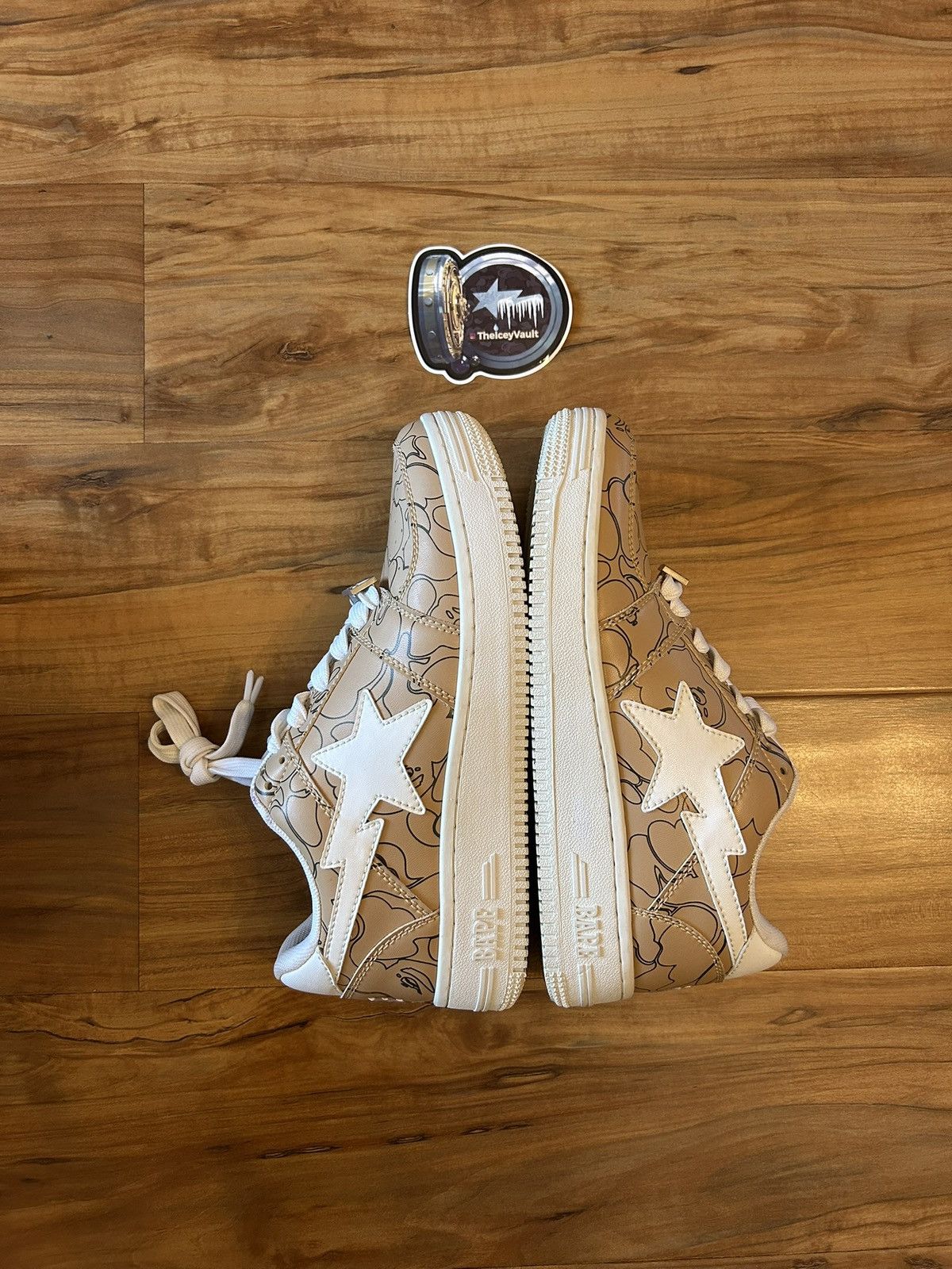 Bape Bape Line Camo Bapestas Size US 6.5 / EU 39-40 - 2 Thumbnail