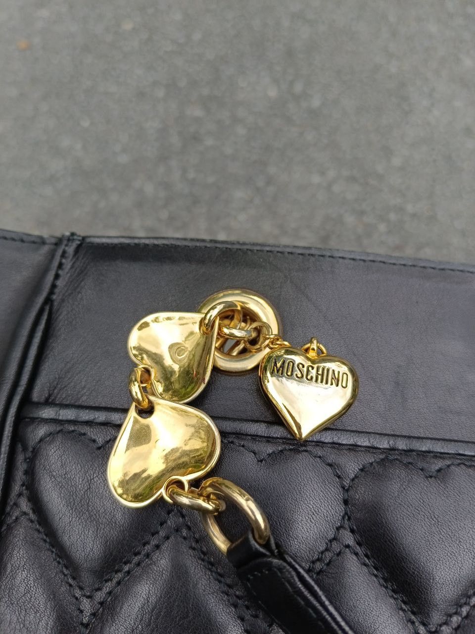 Leather × Moschino MOSCHINO LEATHER HAND BAG Size ONE SIZE - 7 Thumbnail