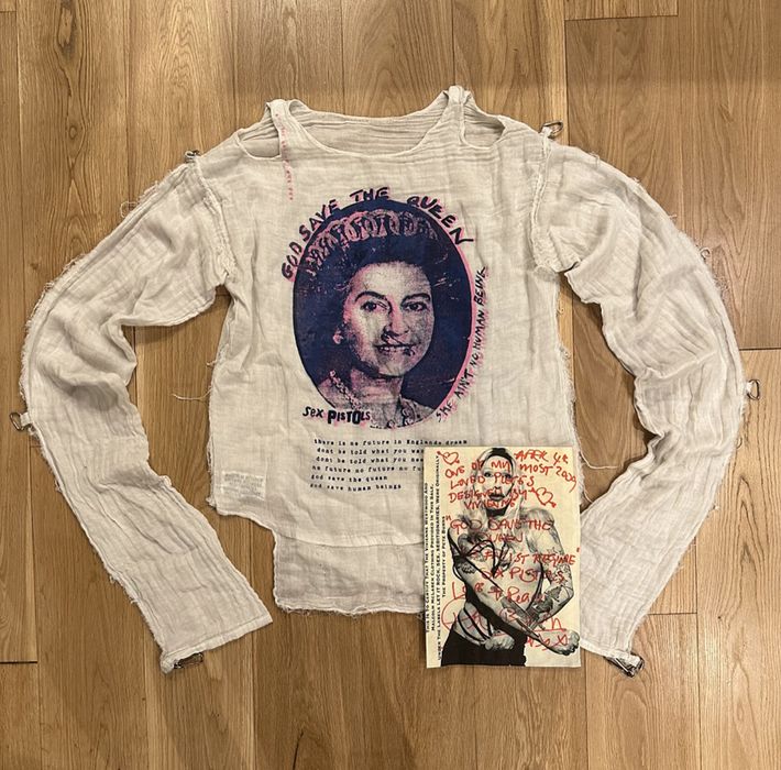 Seditionaries Seditionaries God save the queen Muslin 1970's | Grailed