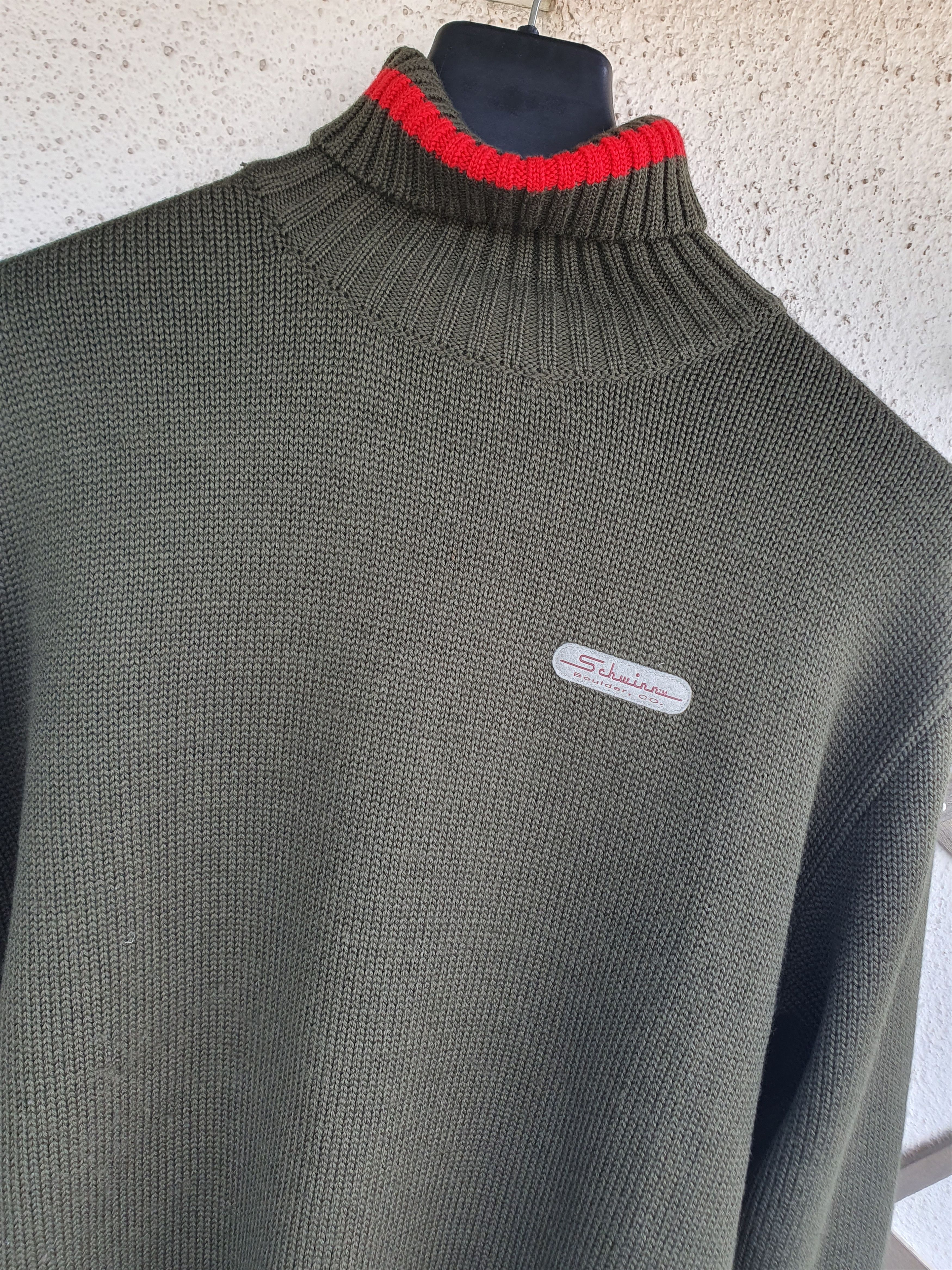 Swagger Schwinn Quality Turtleneck Sweater Spell Out Bike sz M Size US M / EU 48-50 / 2 - 9 Thumbnail