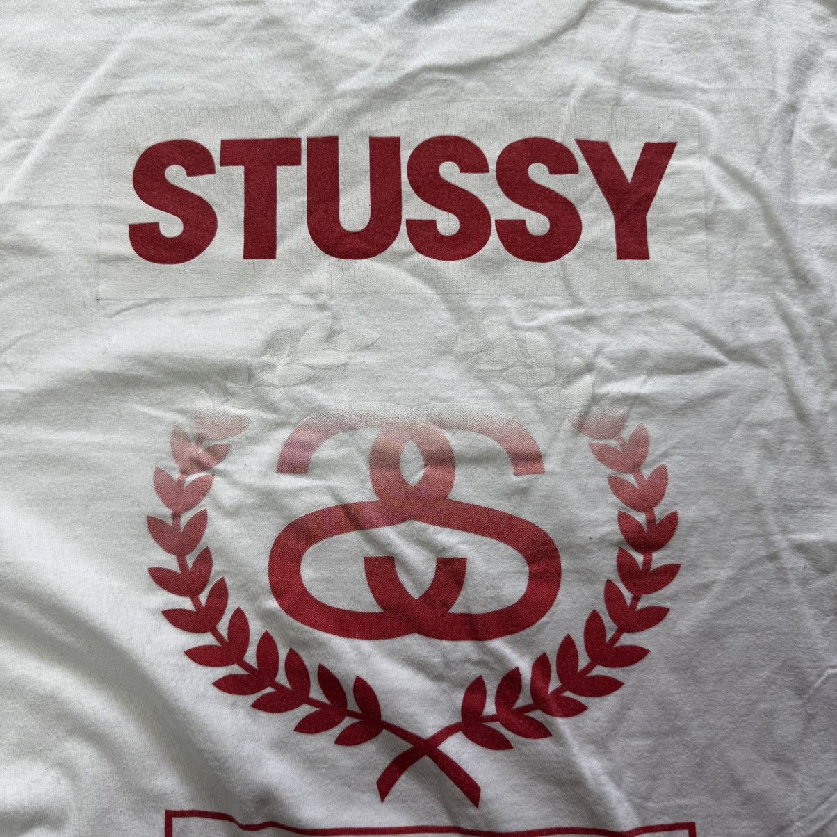 Stussy × Vintage Vintage Stussy Flag Lightly T-Shirt Size L Size US L / EU 52-54 / 3 - 12 Thumbnail