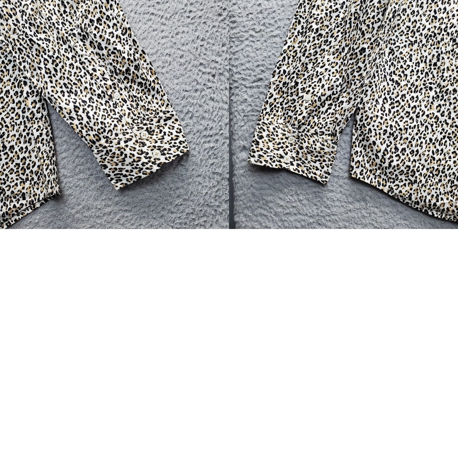 Talbots Talbots Shirt Womens XL Multi Leopard Print Regular Long Sleeve Collar Button-Up Size XL / US 12-14 / IT 48-50 - 8 Thumbnail