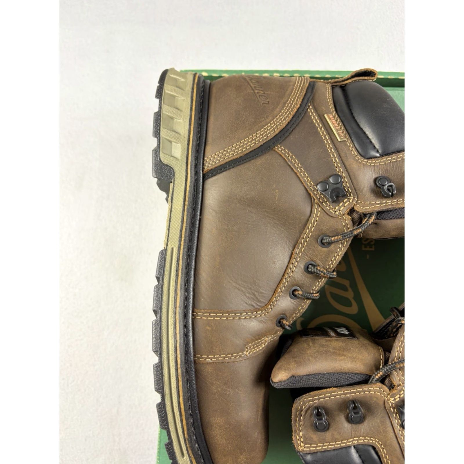 Danner Danner Steel Yard 12536 Boot Men 11.5 Brown Waterproof Leather 6” Work Hunting Outdoor Shoes D Boot Mens Brown 11.5 Size US 12 / EU 45 - 7 Thumbnail