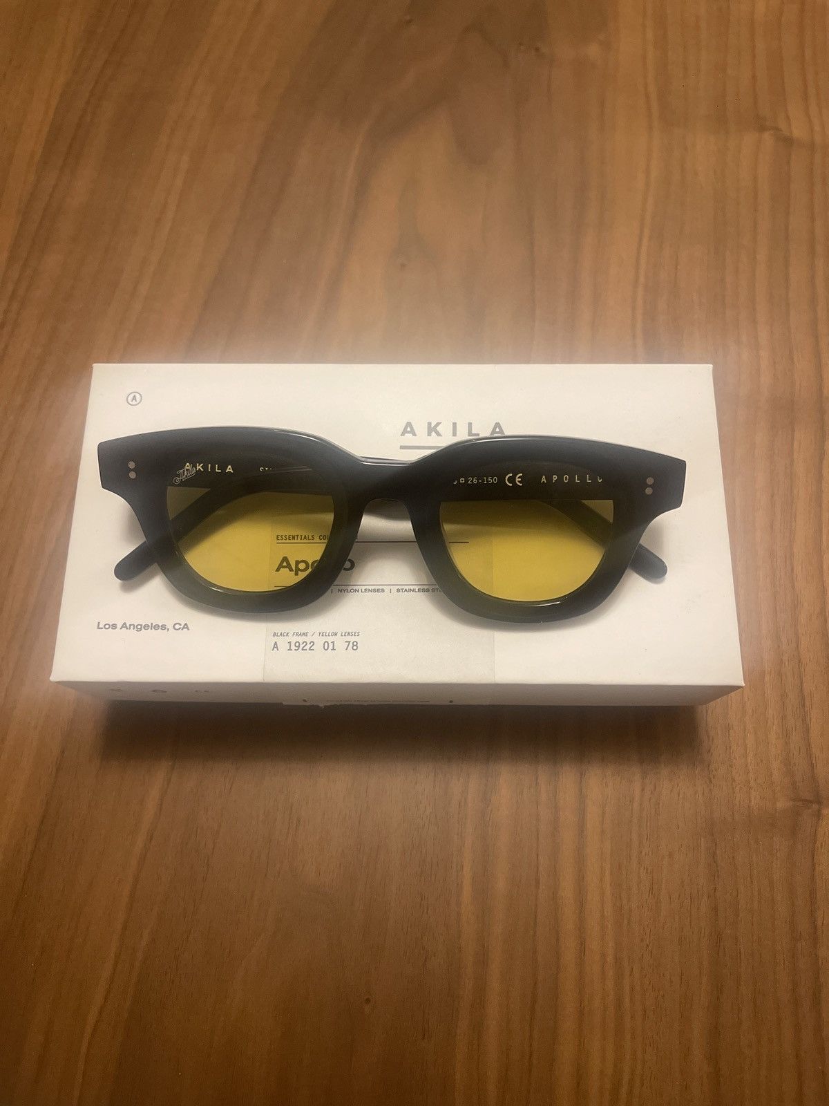 Akila Akila Apollo black yellow lenses | Grailed