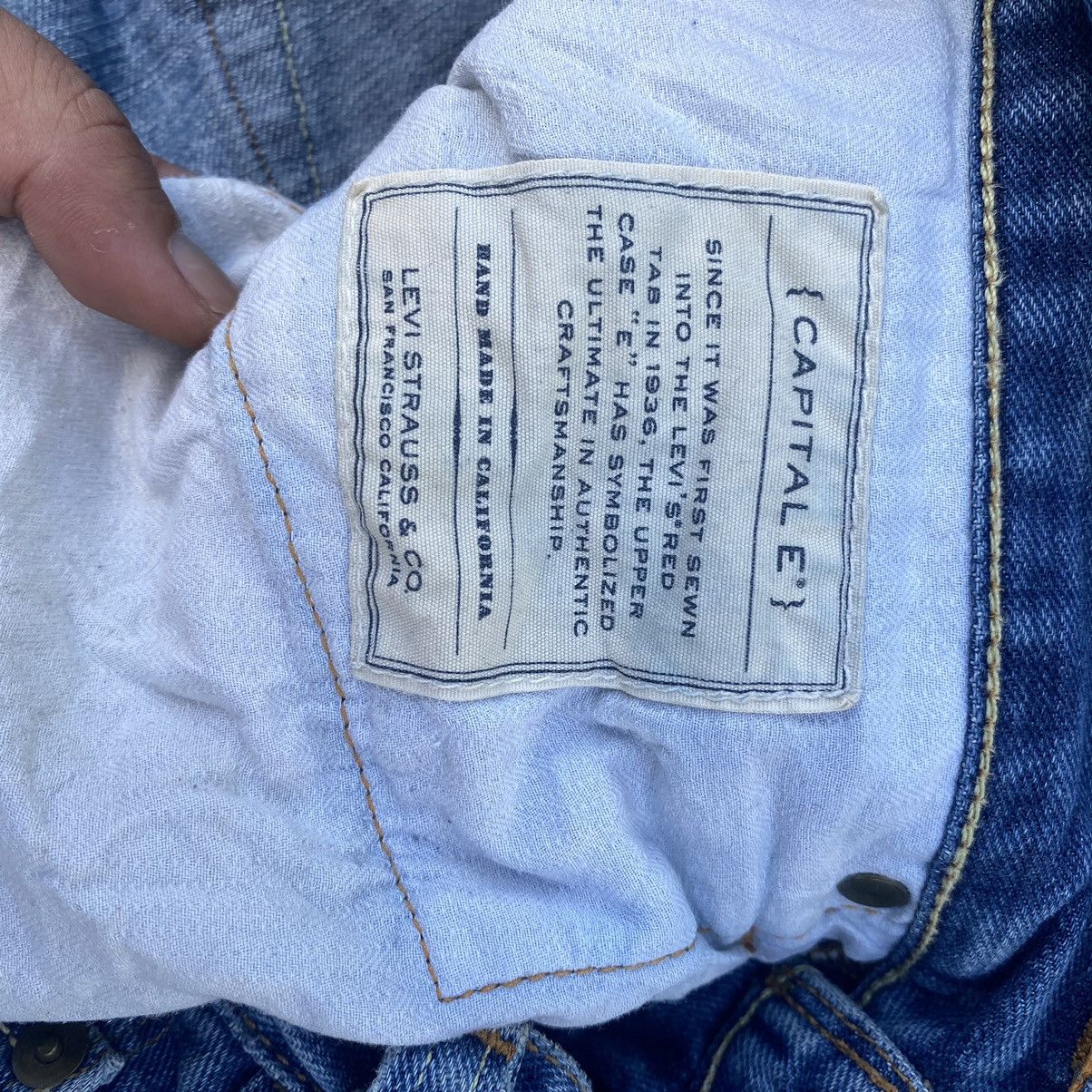 Handmade × Levi's × Vintage Vintage Levis Capital E Hesher Boot Flare Denim Jeans Size US 31 - 8 Thumbnail