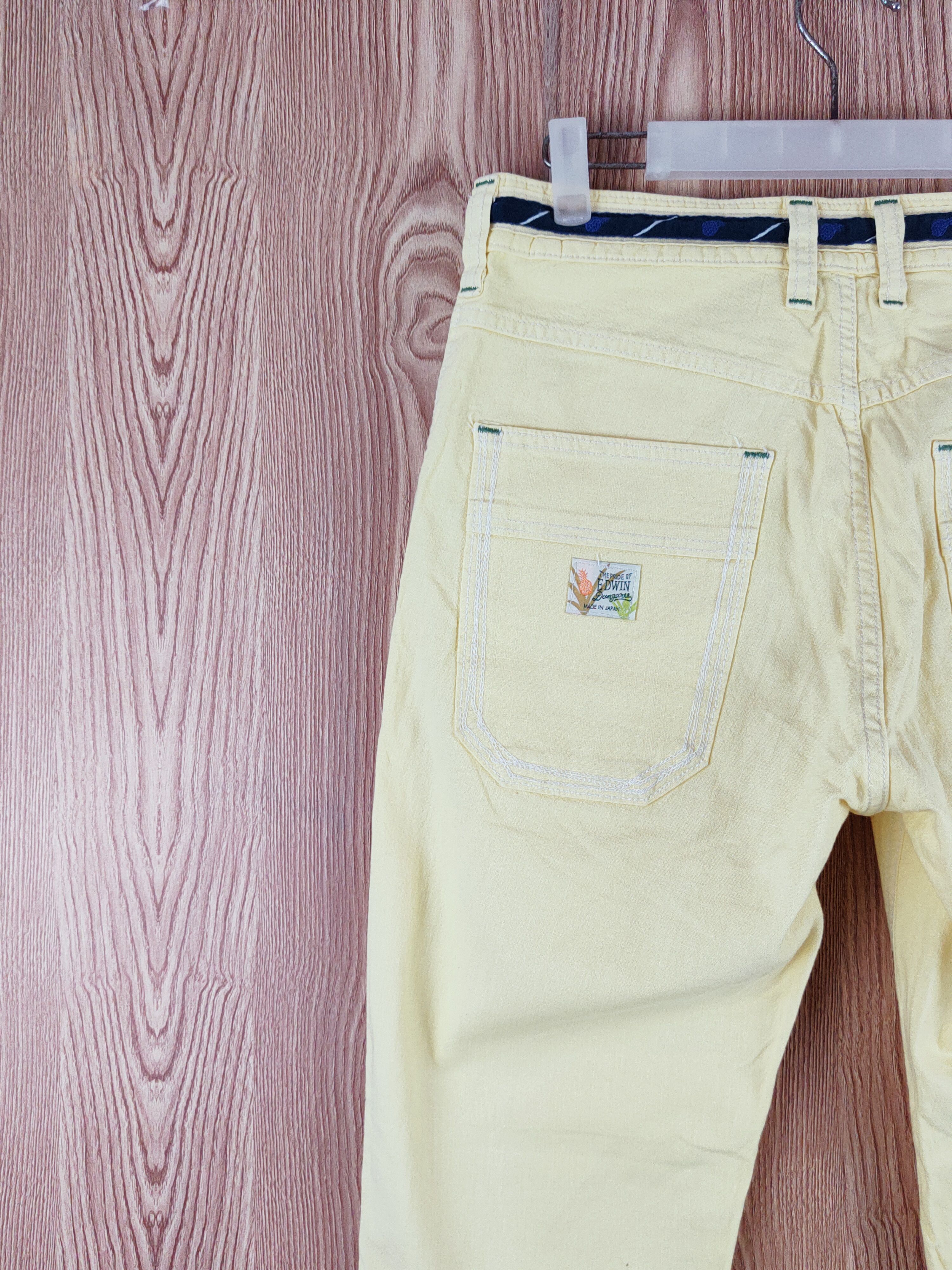 Edwin Edwin dungaree japan Yellow cargo Casual Pants #W842 Size US 29 - 9 Thumbnail