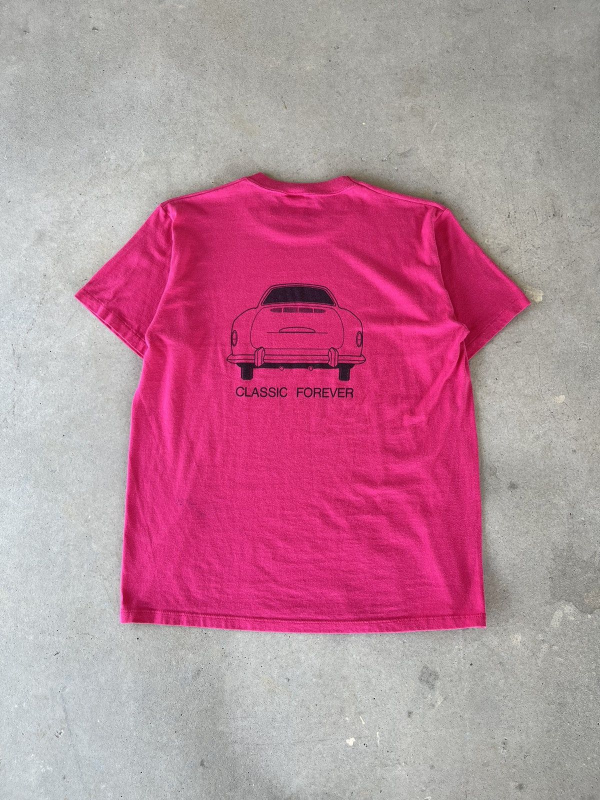 Vintage Vintage 80s Volkswagen The Kharman Gia Car Promo Tee Size US L / EU 52-54 / 3 - 2 Thumbnail