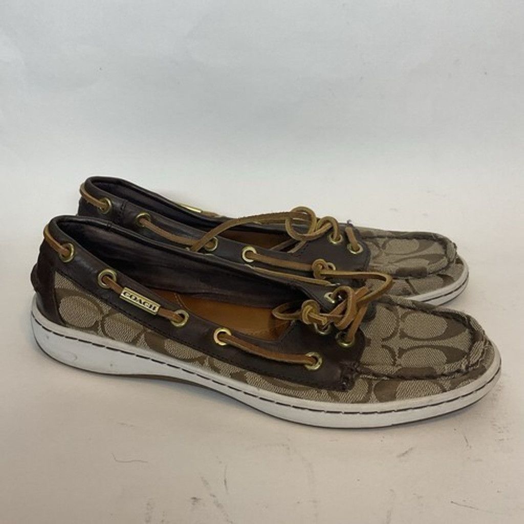 Coach Coach Richelle Topsider Brown Flats Boat Shoes Women 7B Size US 7 / IT 37 - 9 Thumbnail