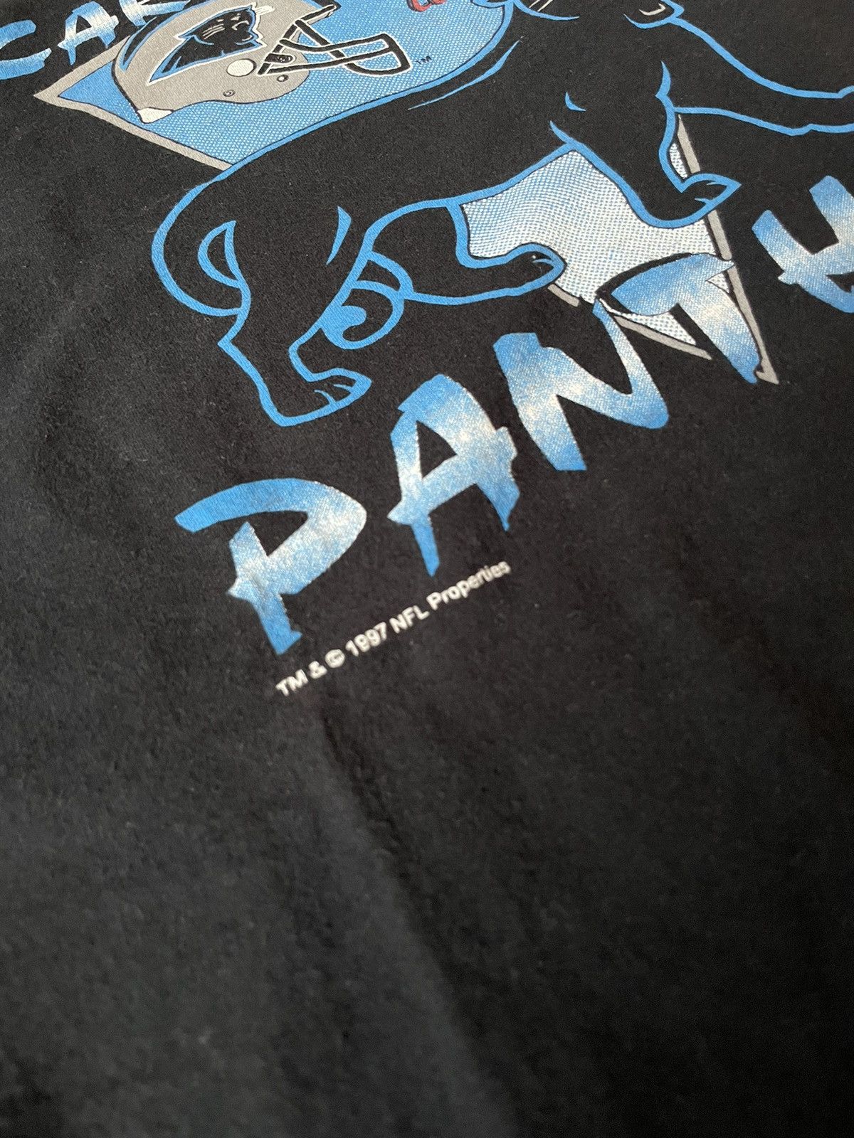 NFL 90’s Carolina Panthers Team NFL Graphic Tee Size US XL / EU 56 / 4 - 3 Thumbnail