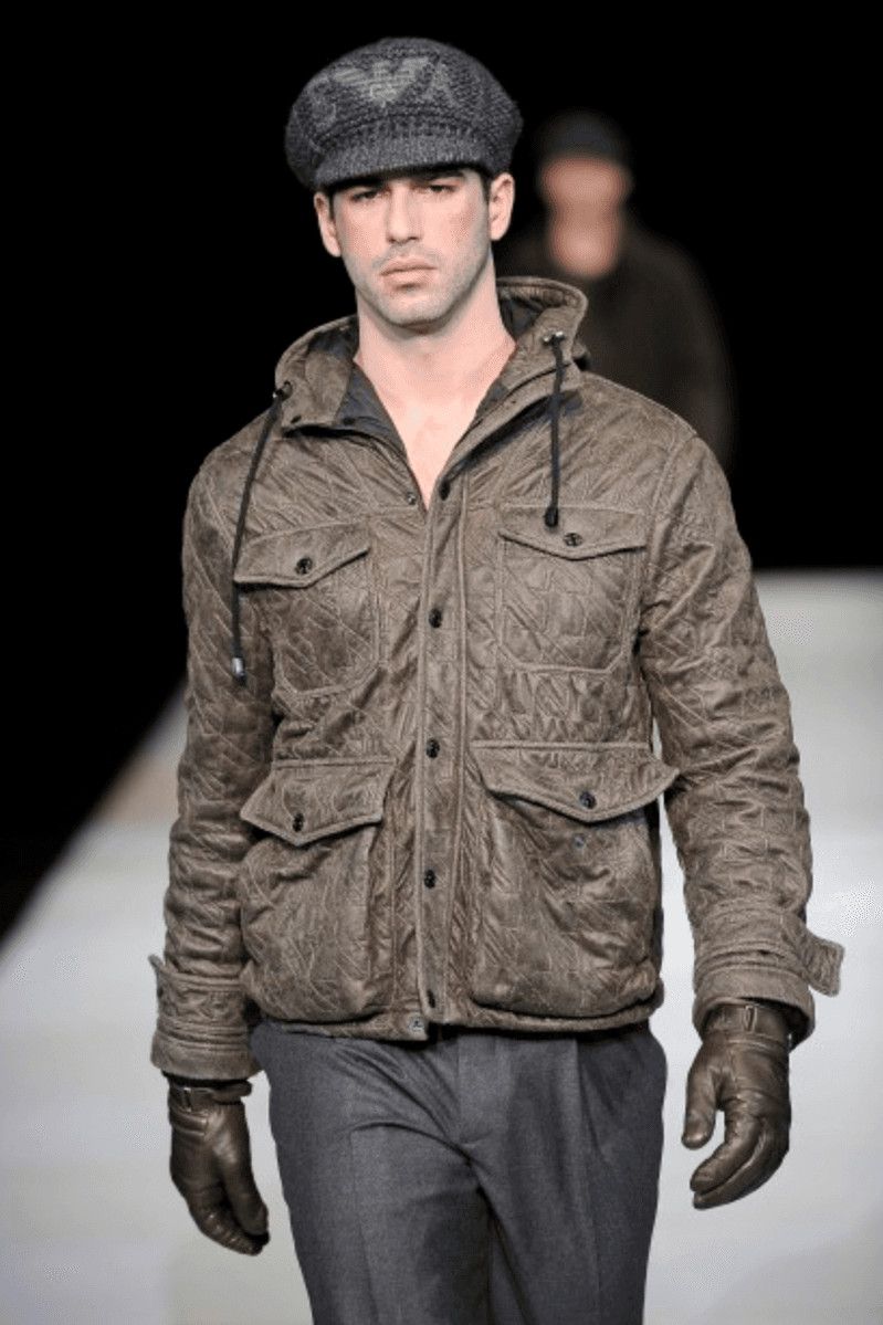 Emporio Armani AW2009 Emporio Armani Utility Cargo Khaki Military Jacket Size US M / EU 48-50 / 2 - 2 Thumbnail