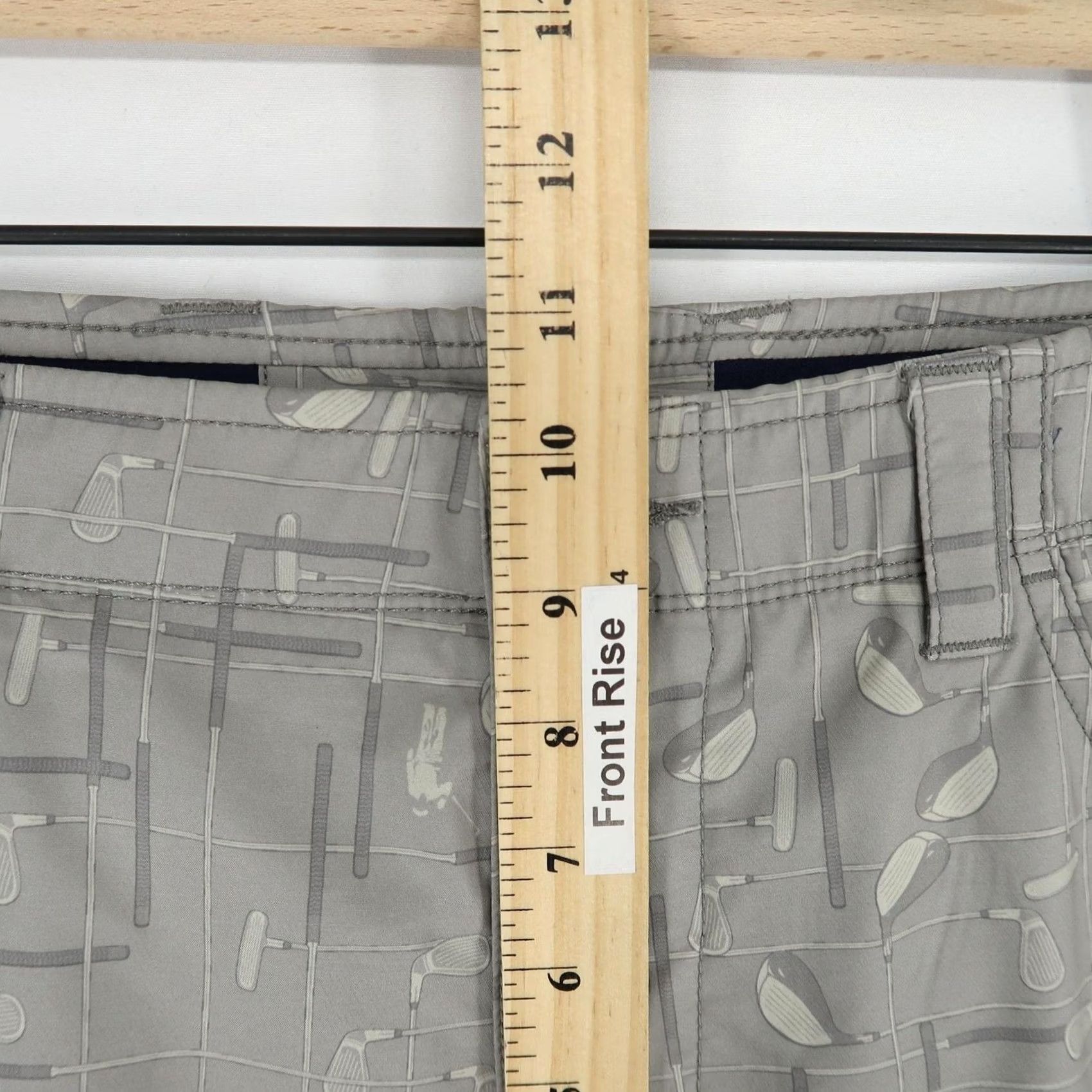 Vintage William Murray Pants Mens 34 Gray Graphic Golf Clubs Straight Leg Performance Shirt Size US 34 / EU 50 - 6 Thumbnail